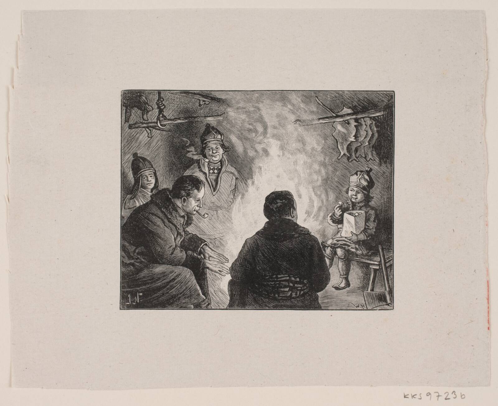 Illustration til eventyr, Waldemar Bøhme, 1848-1926