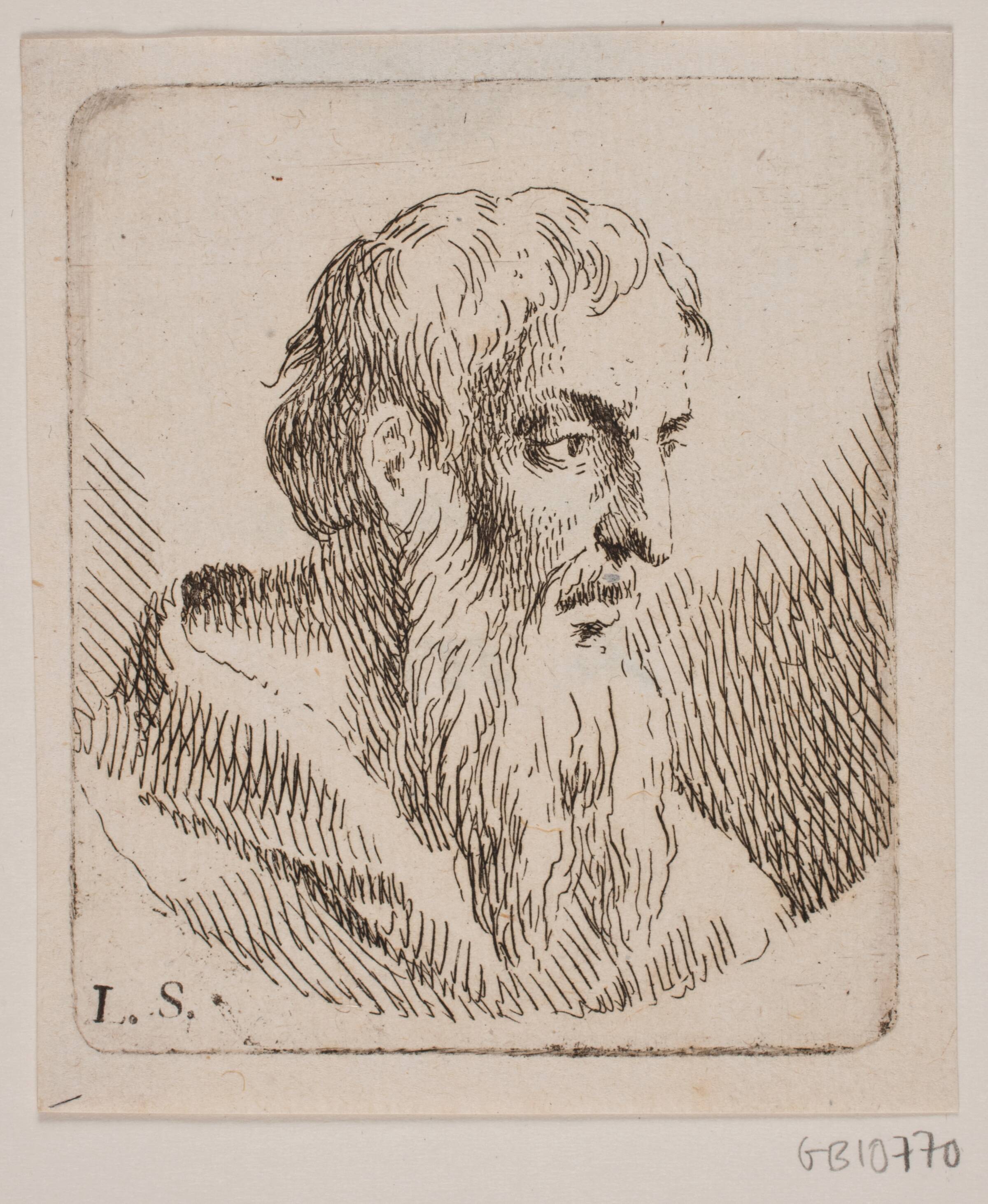 Olding med langt Skæg, W.A. Müller, 1733-1816