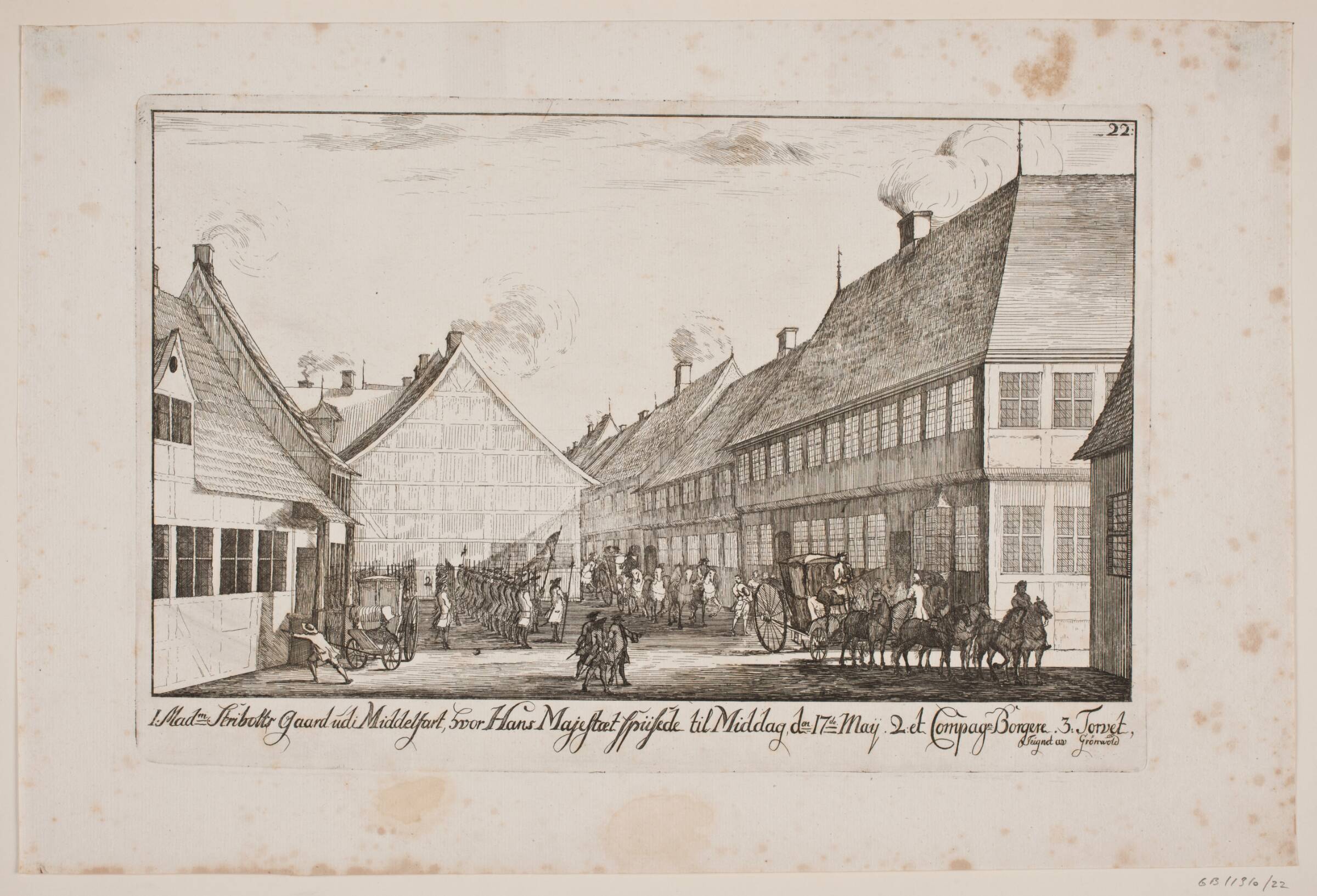 Stribolts gård i Middelfart, Poul Isac Grønvold, 1749