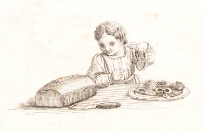 Illustration til "Halvhundrede Fabler for Børn" af Hey