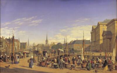 Udsigt fra Gammel Strand mod Christiansborg