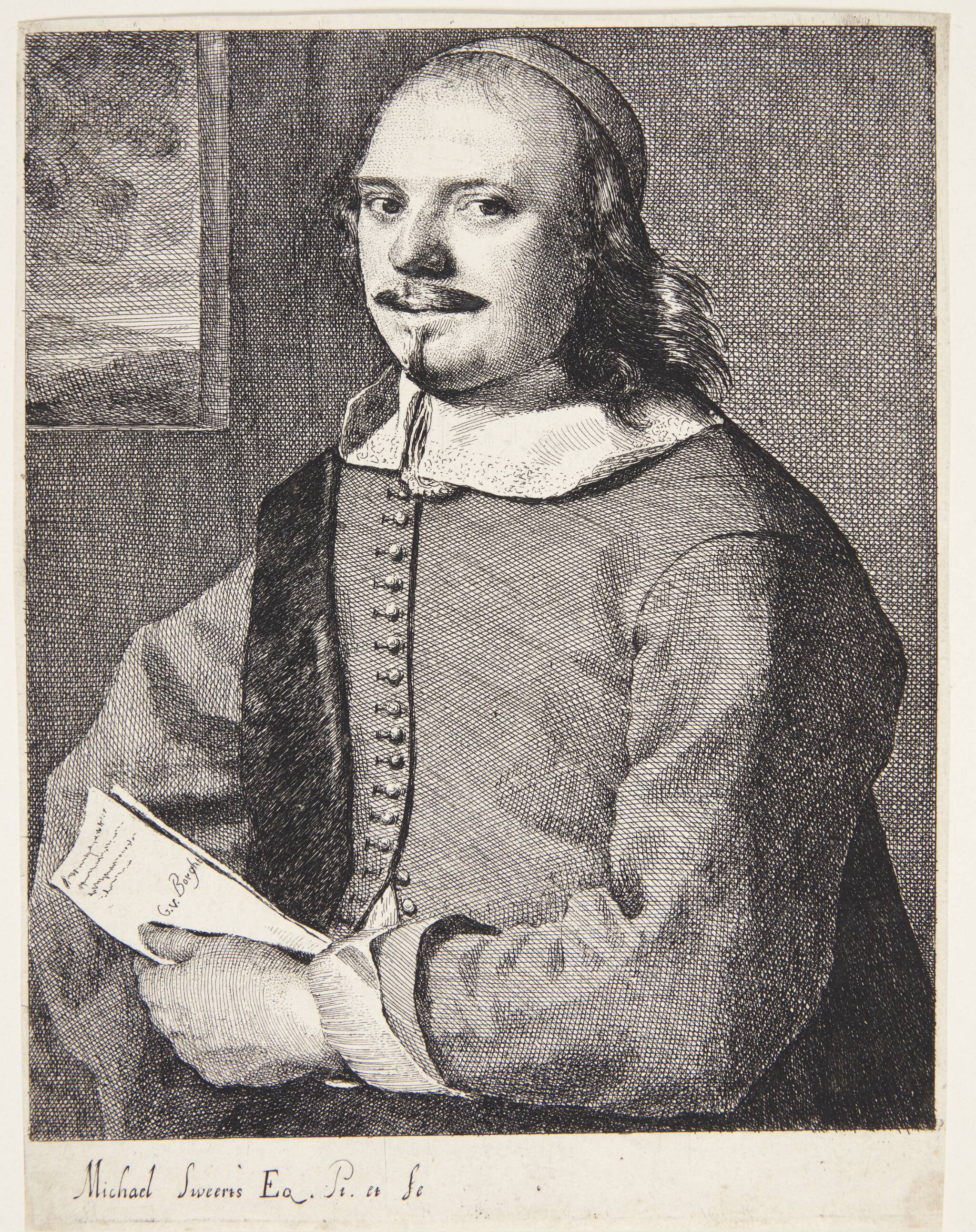 Portræt af Willem van der Borcht