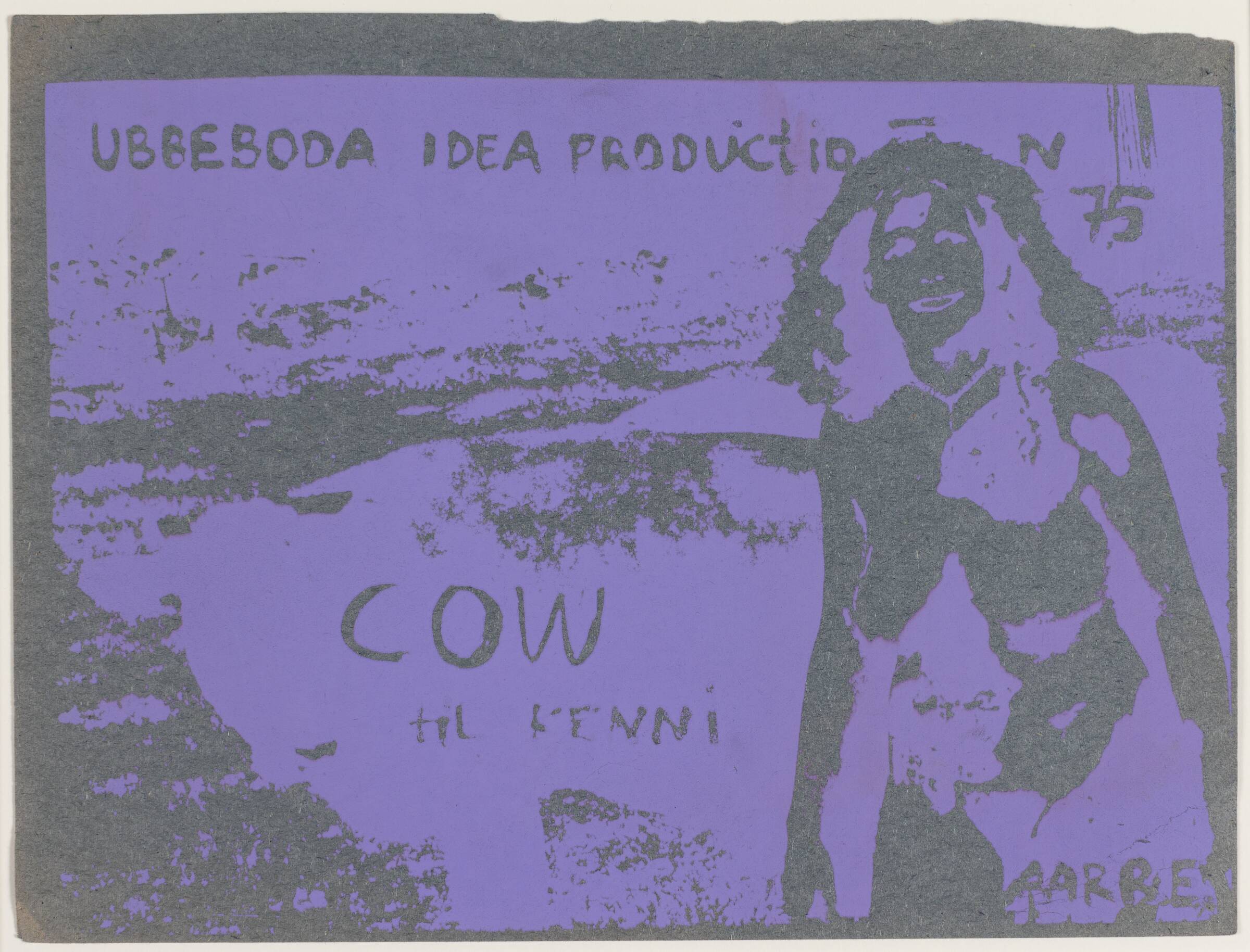 Cow Performance, Mette Aarre, 1975