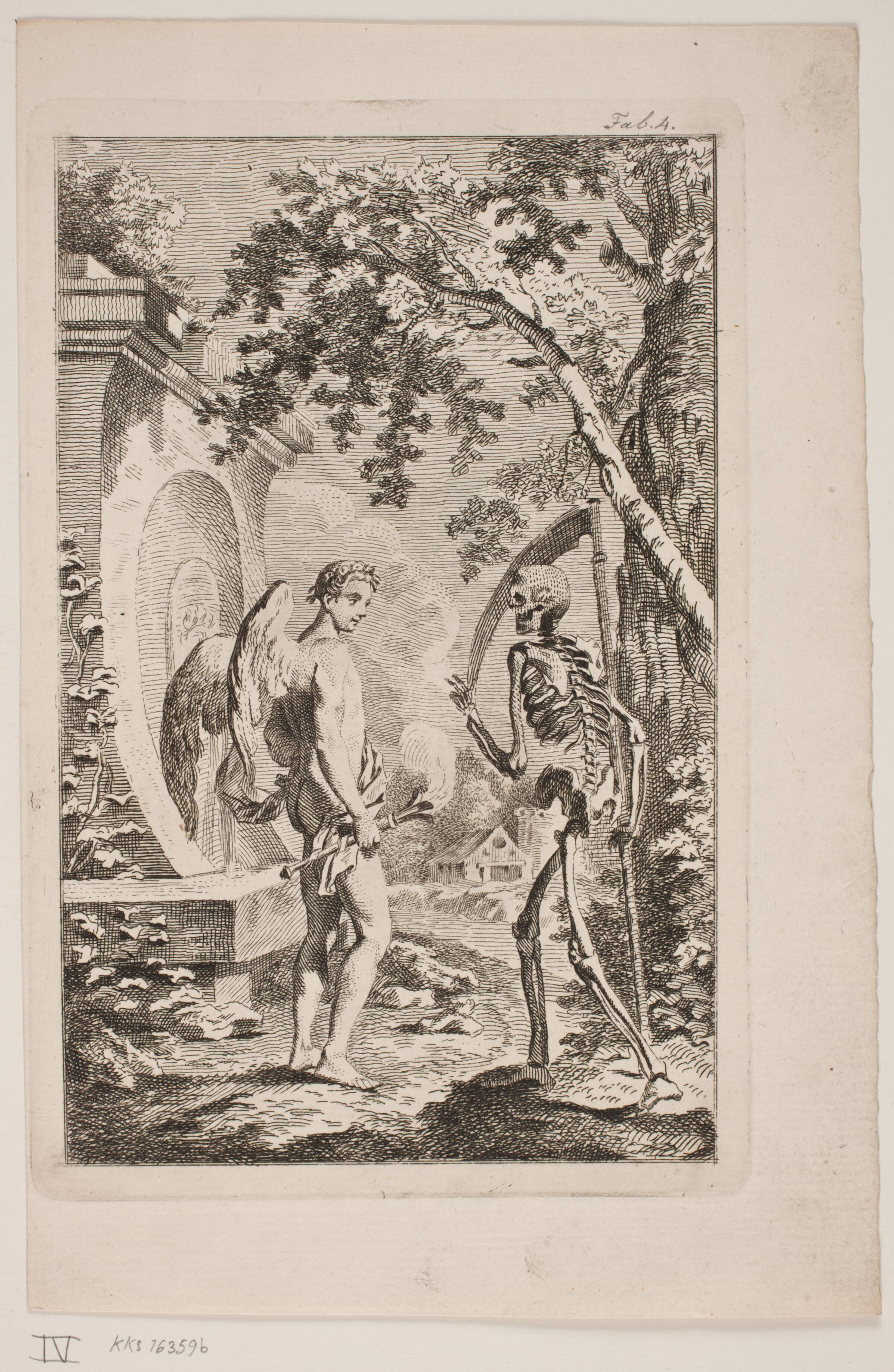 Hymeneus og Døden, Alexia de Lode, 1760