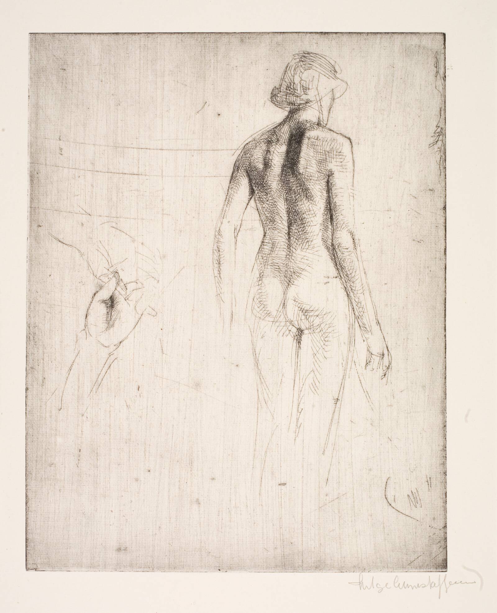 Modelstudie, Helge Christoffersen, 1947