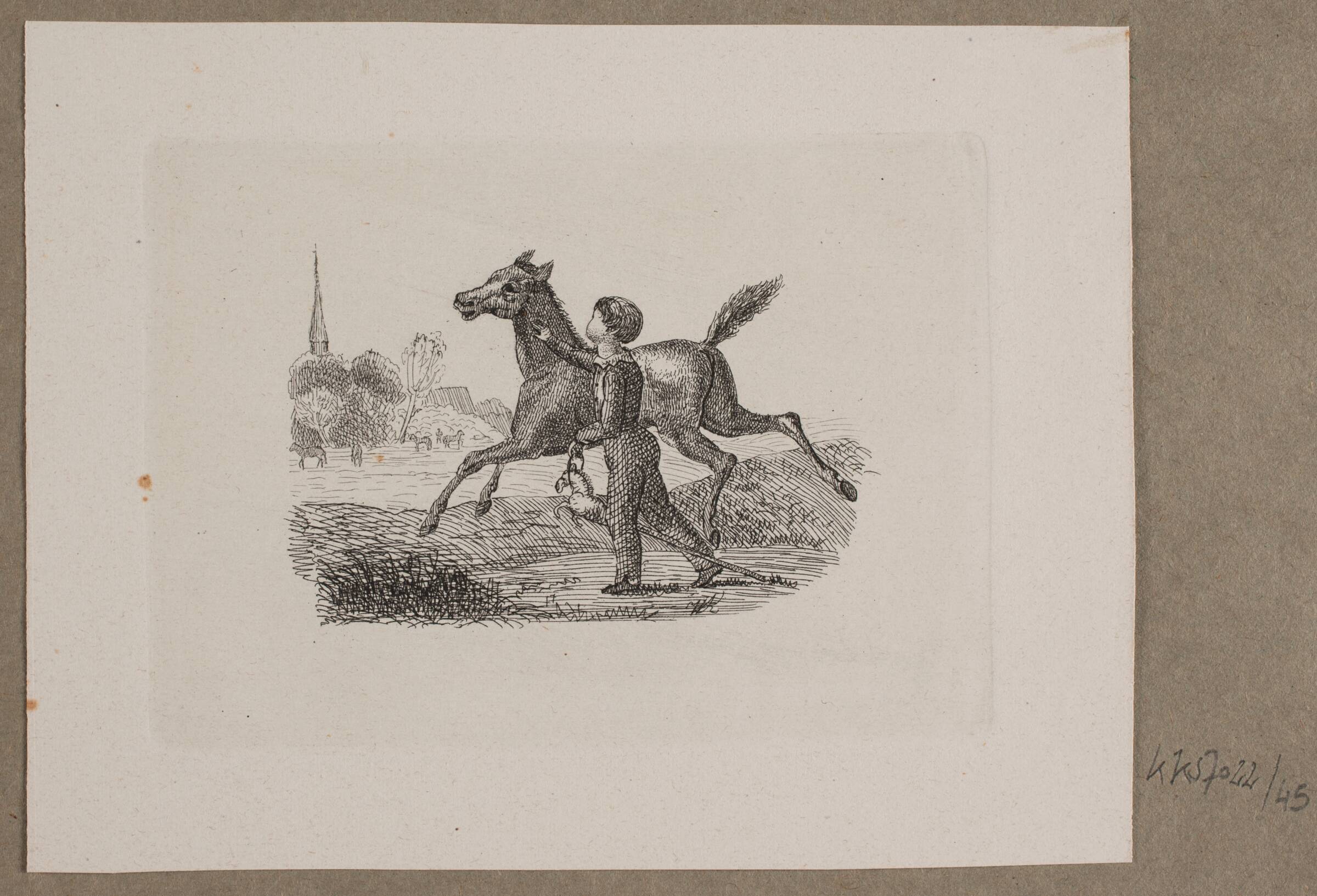 Illustration til O. Specter, "Fabler for Børn", Vilhelm Kyhn, 1838