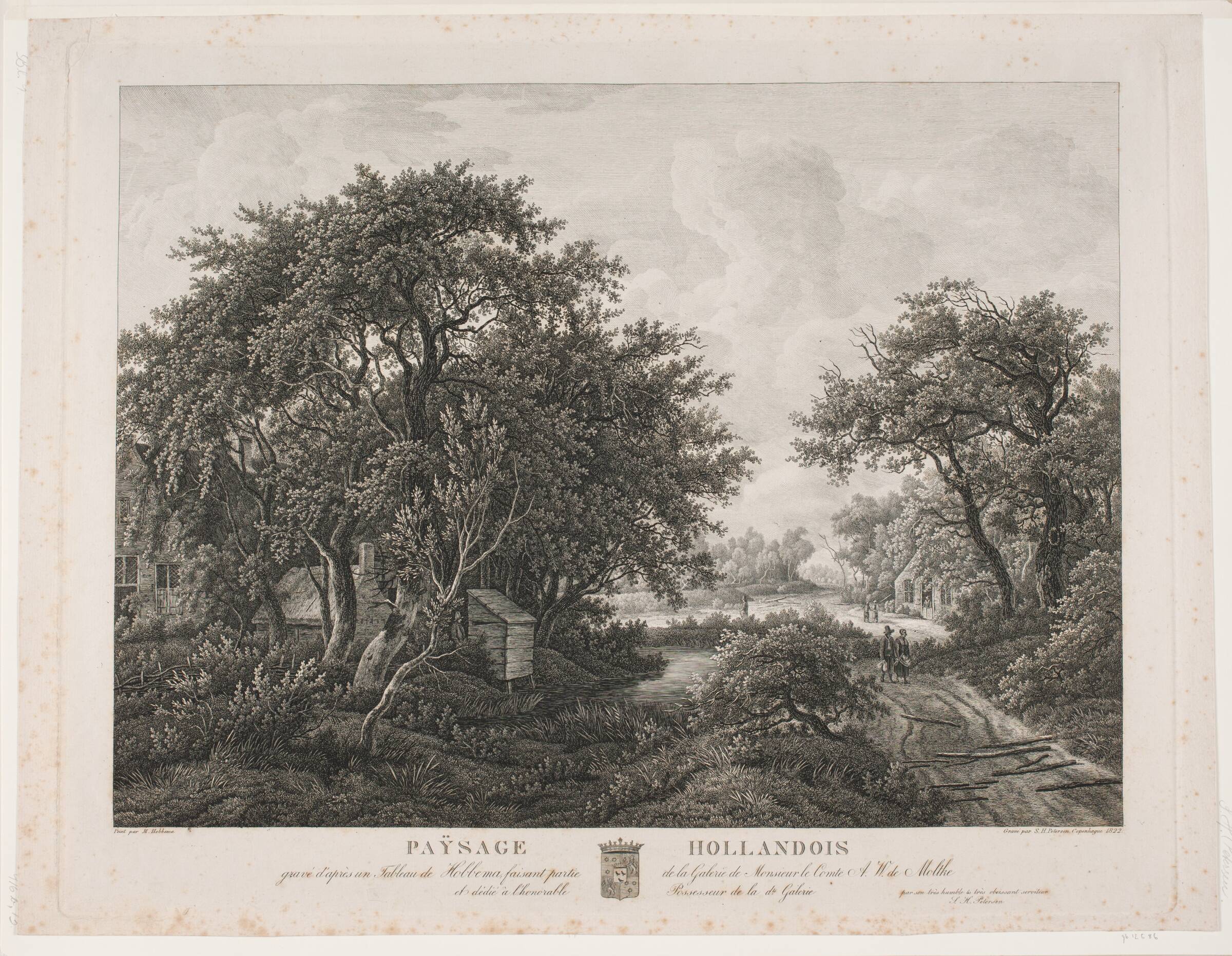Paÿsage Hollandois, Søren Henrik Petersen, 1822