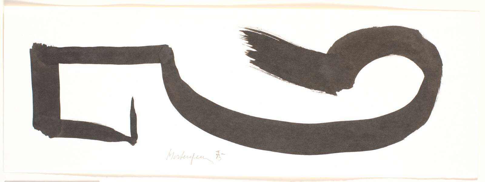 Uden titel, Richard Mortensen, 1975