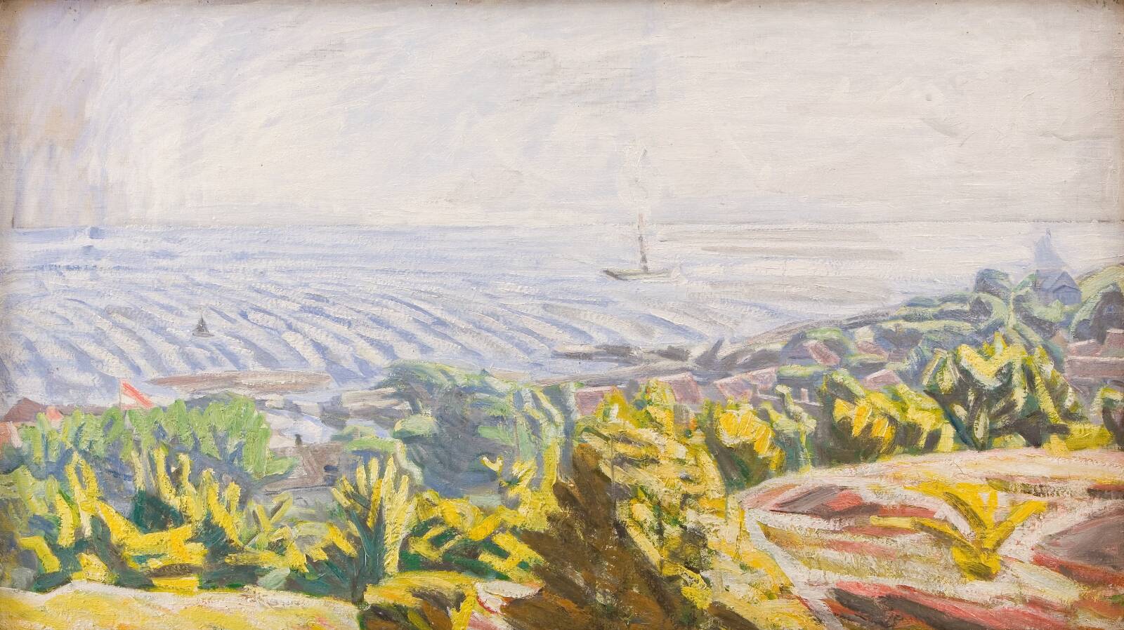 View from Bokul, Gudhjem, by Niels Larsen Stevns, 1929