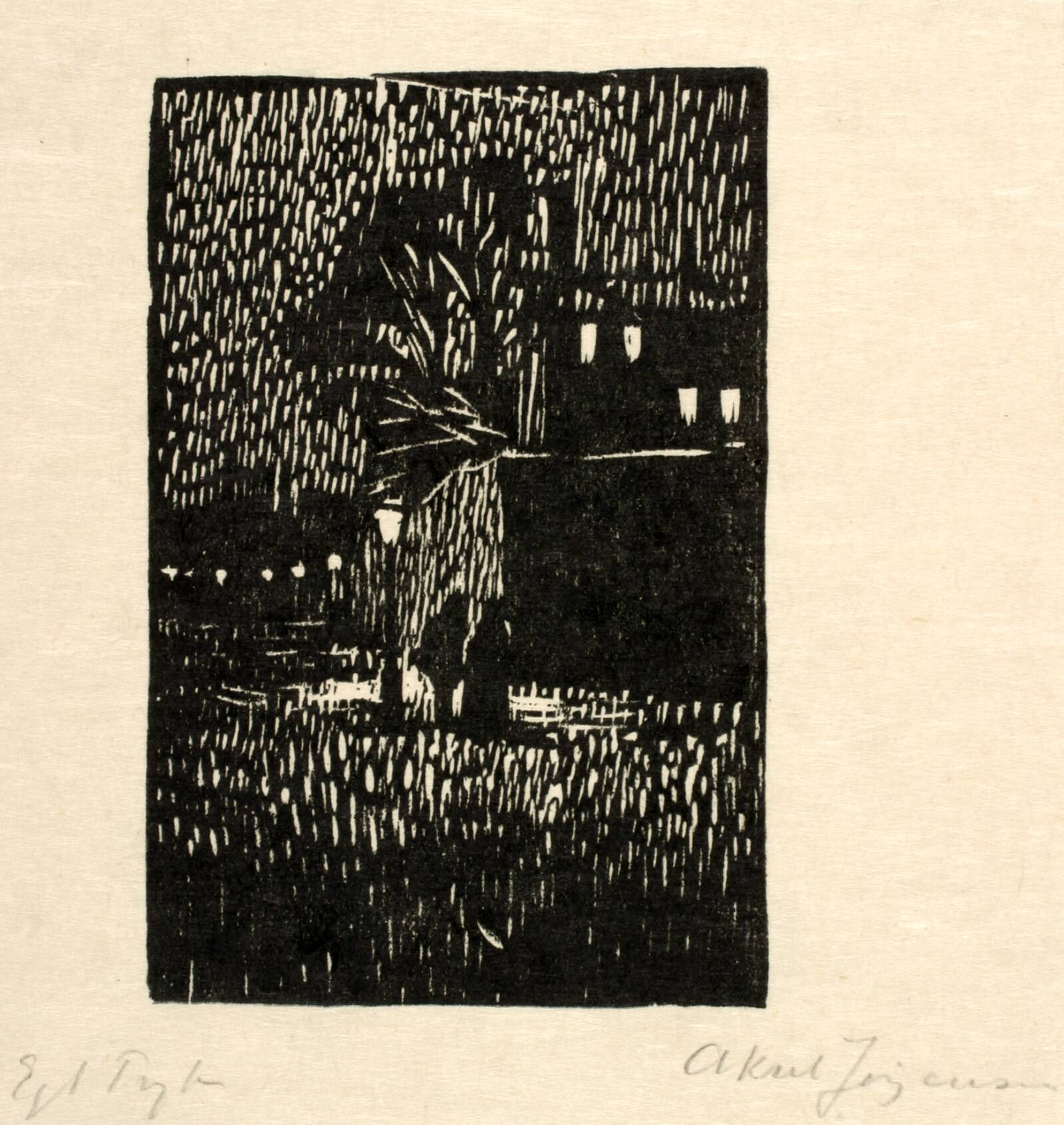 Lys nat, Aksel Jørgensen, 1909