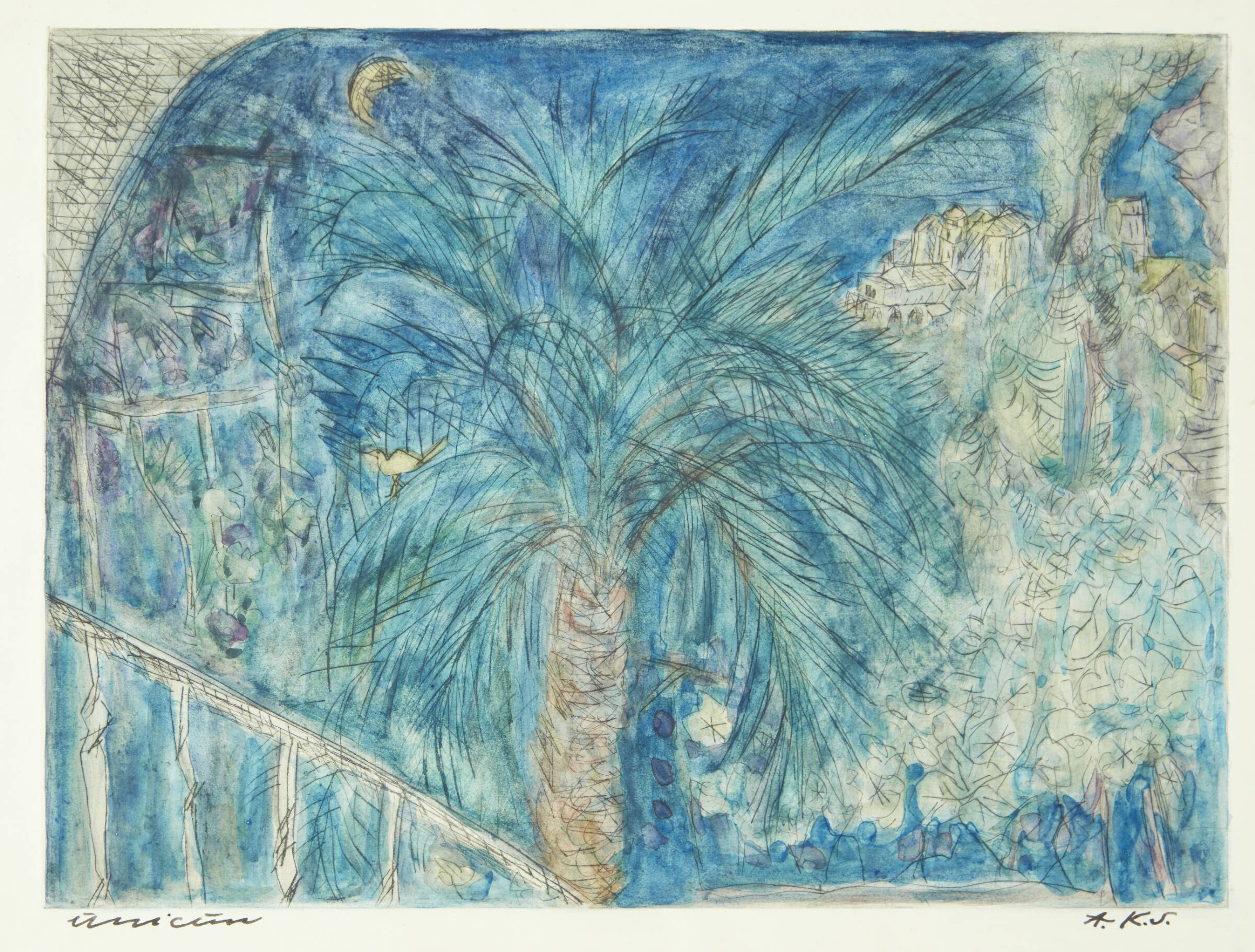 Palmen. San Cataldo, Anna Klindt Sørensen, 1954