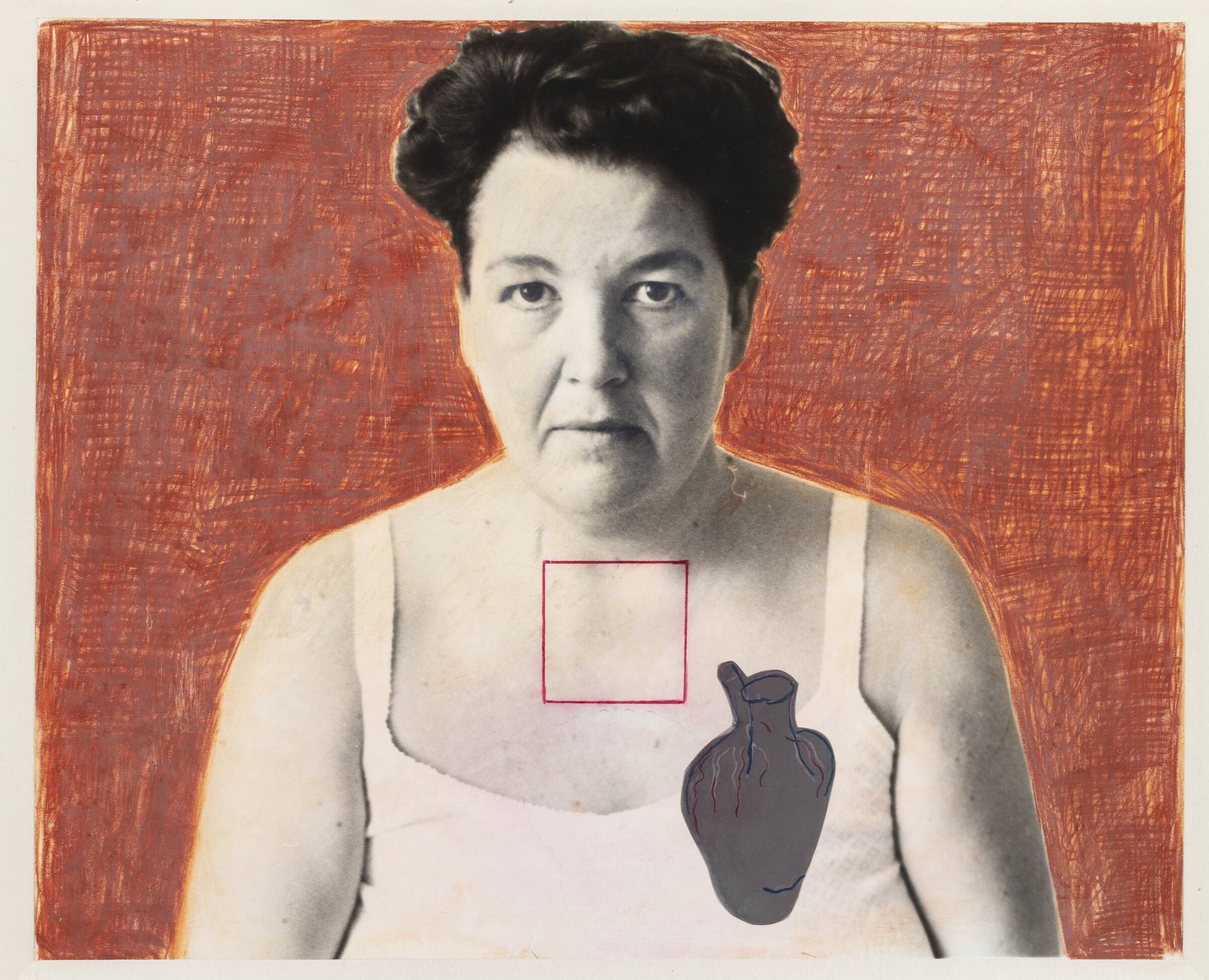 Selvportræt, Kirsten Christensen, 1987