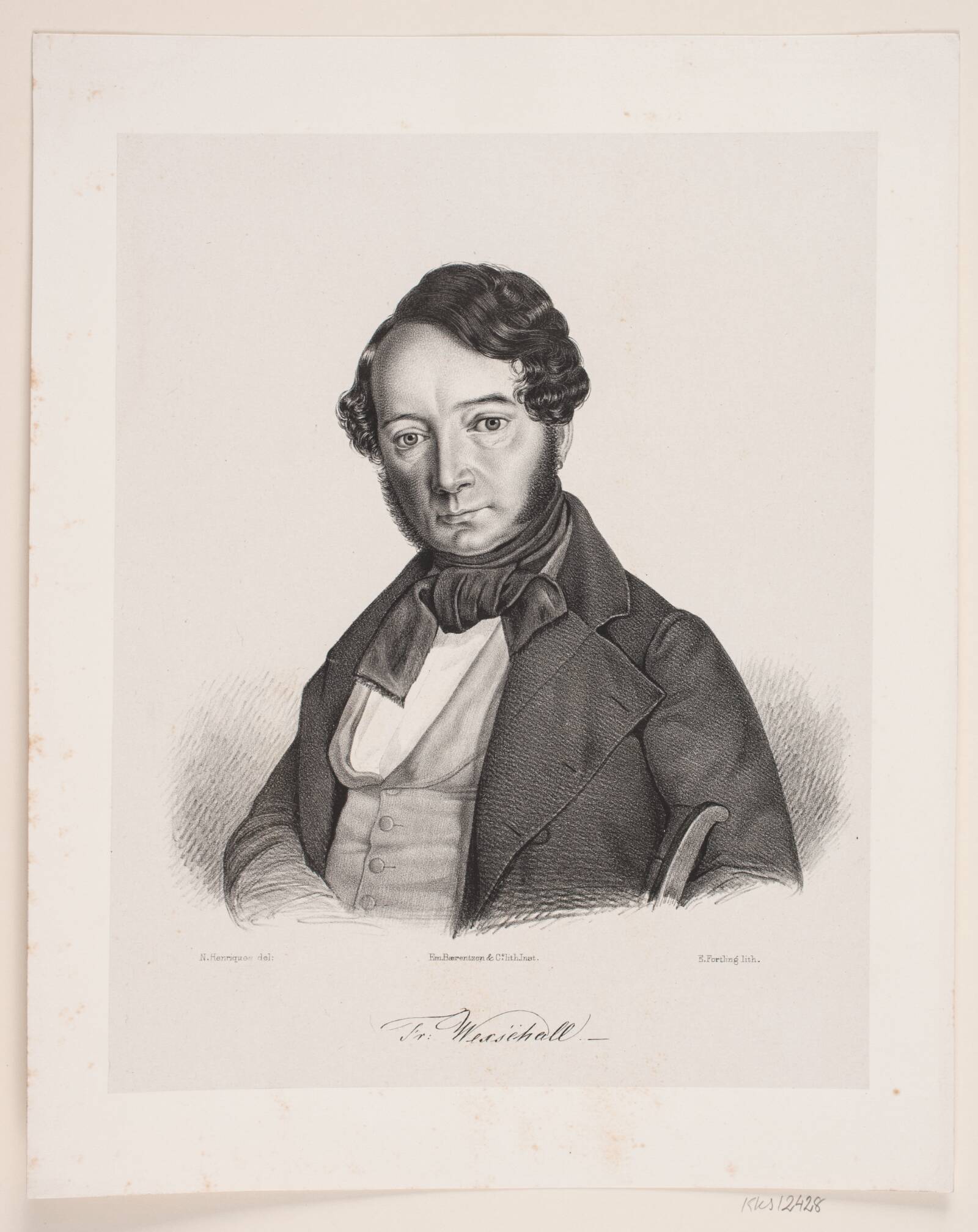 F. Wexschall, Edvard Fortling, 1809-1875