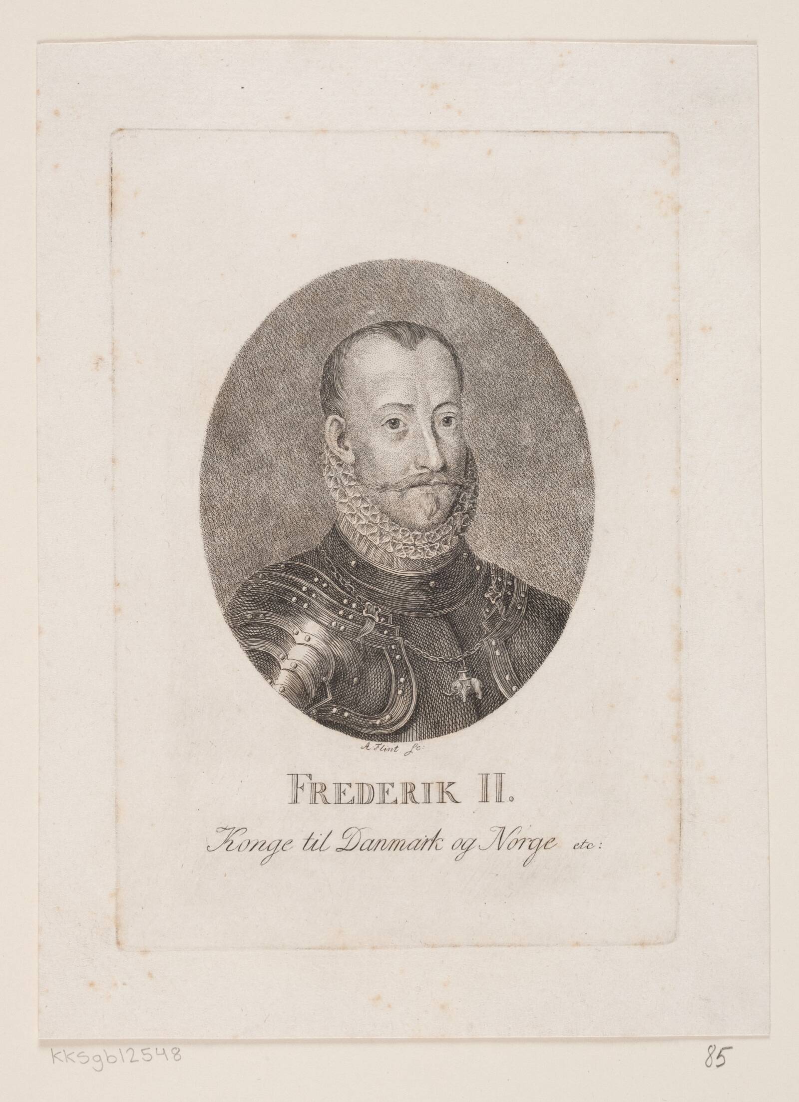 Frederik II, Andreas Flint, 1767-1824