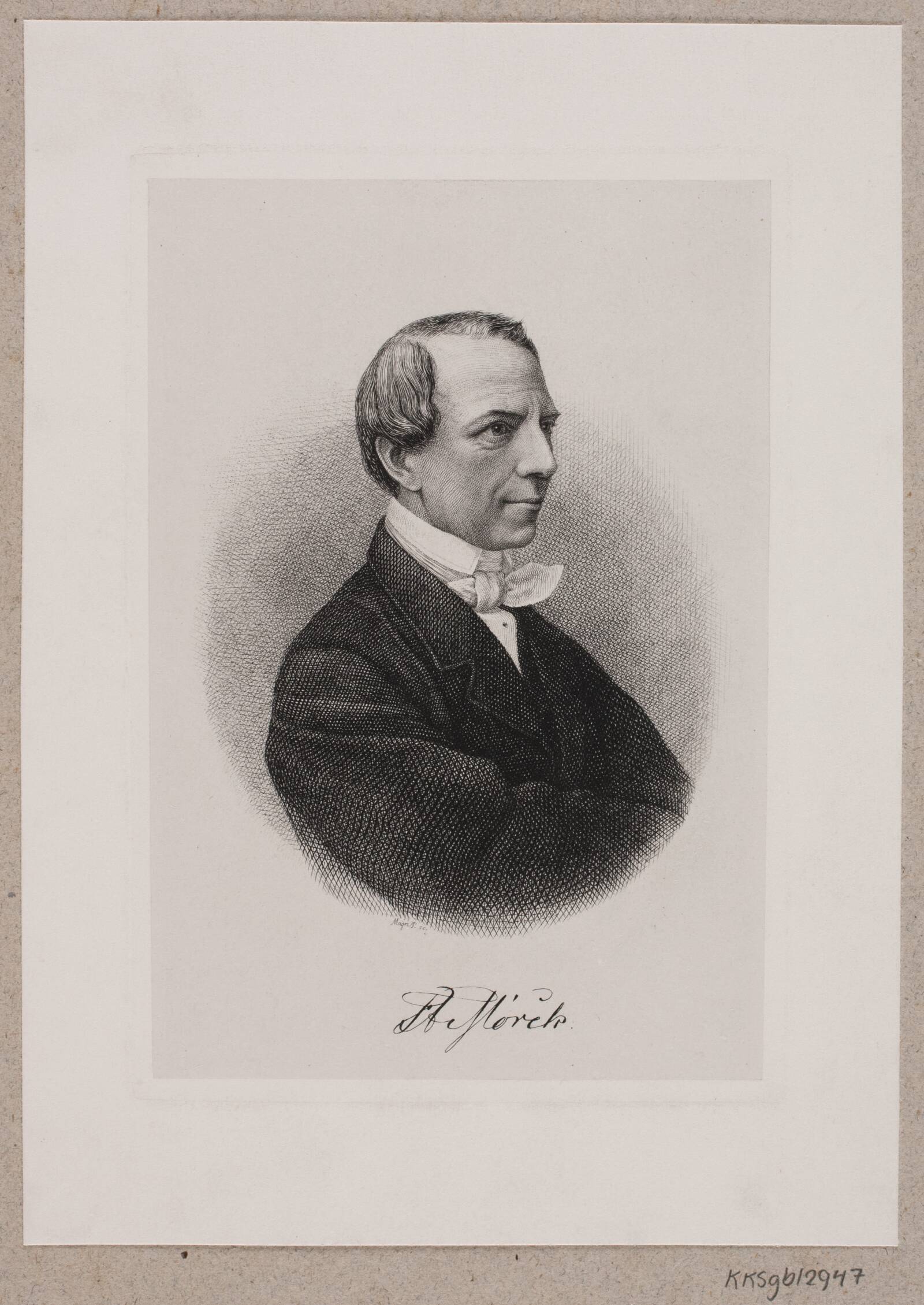 Frederik Adolph Mørck, Julius Magnus-Petersen, 1874