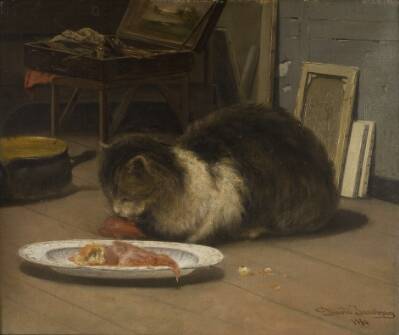 Katten i atelieret