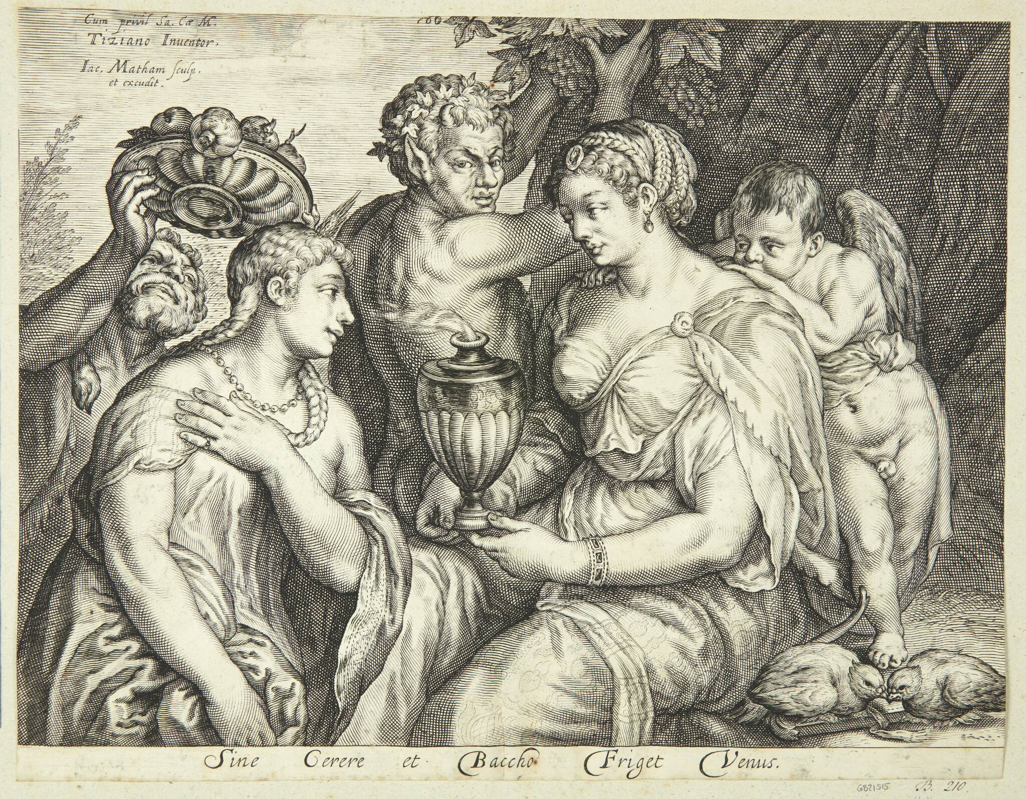 Ceres, Bakkus og Venus
