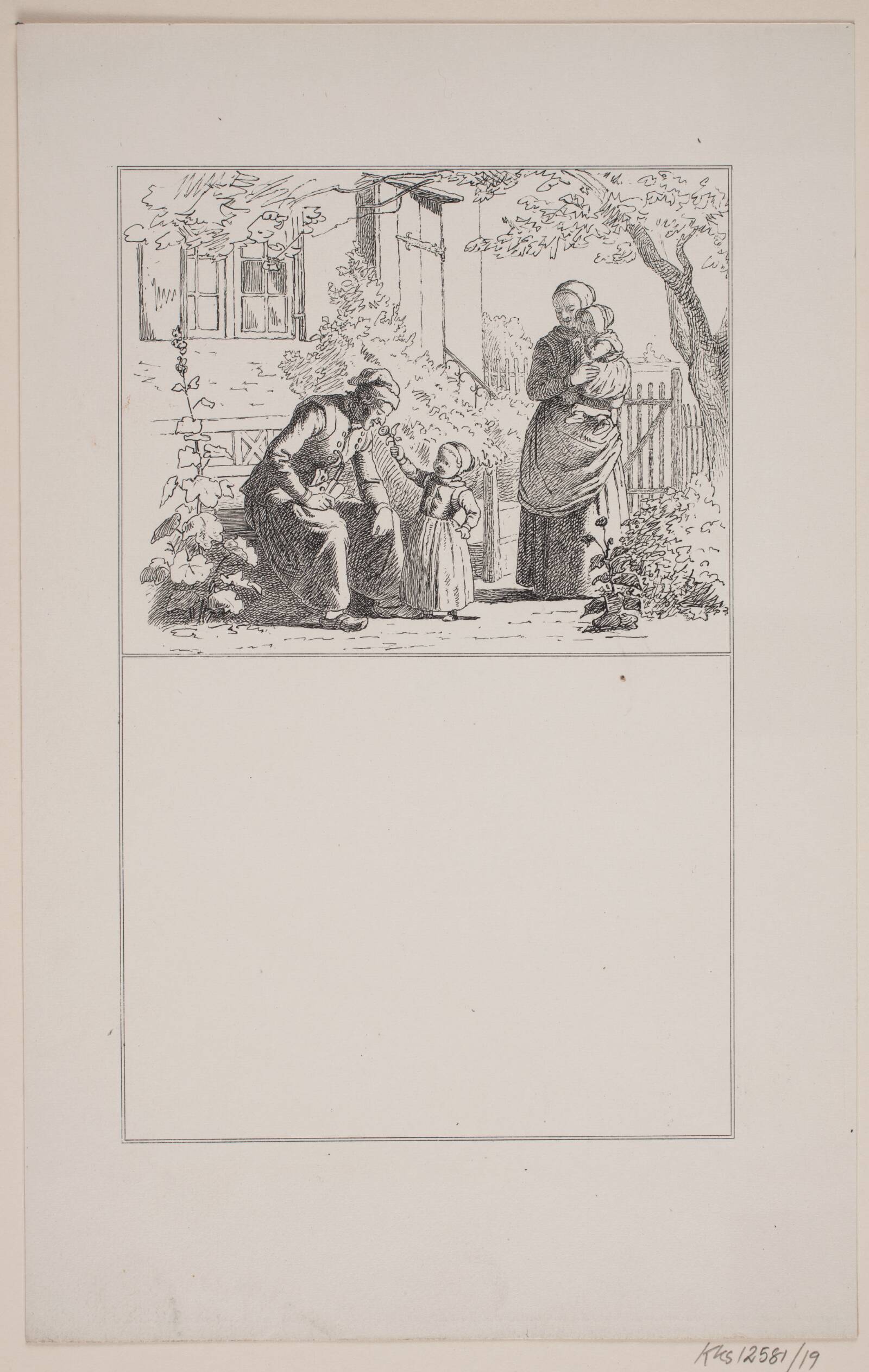 En idyl, Adolph Kittendorff, 1862