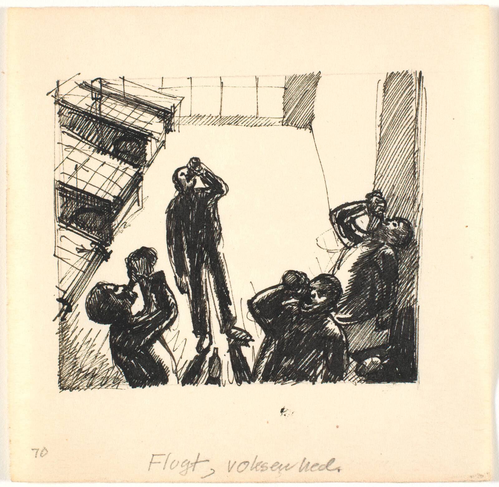 Flugt, voksenhed, Palle Nielsen, 1949