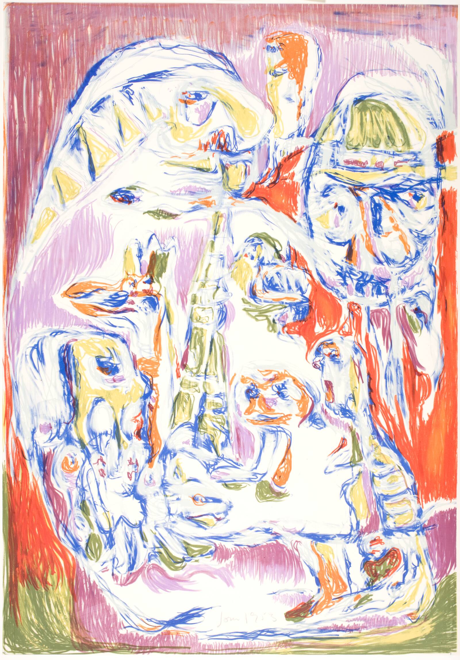 Den røde jord, Asger Jorn, 1953