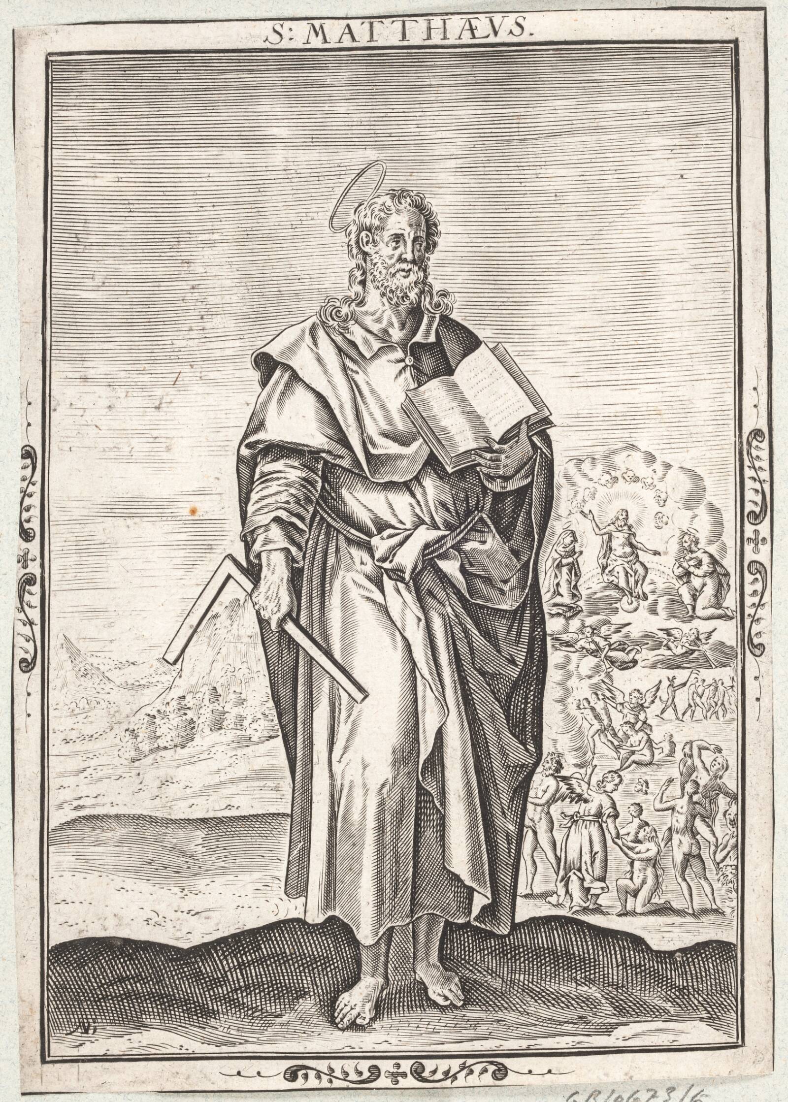 Sankt Matthæus, Nicolaes de Bruyn, 1598-1601