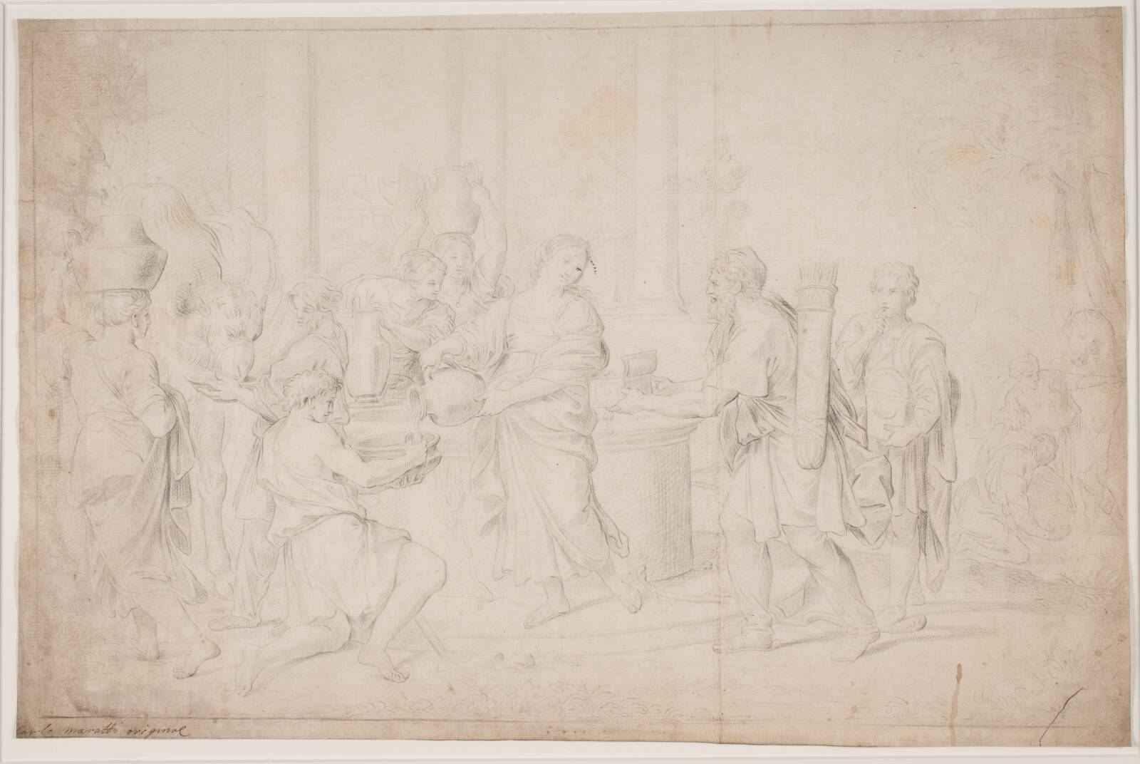 Rebekka ved brønden, Hendrik Krock, 1671-1738