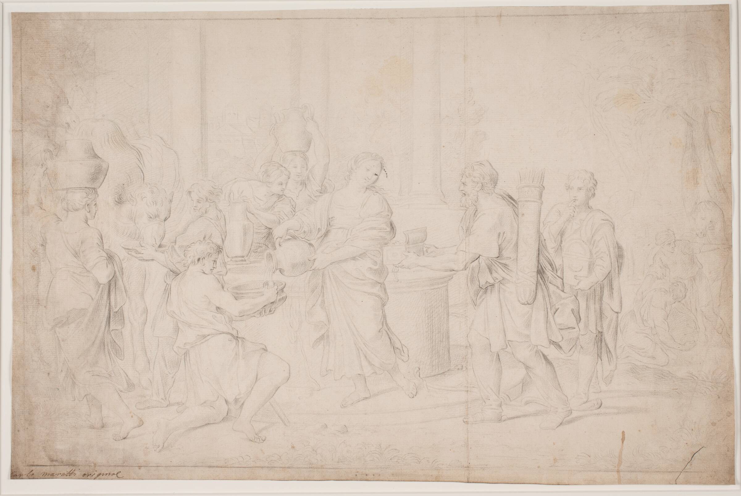 Rebekka ved brønden, Hendrik Krock, 1671-1738