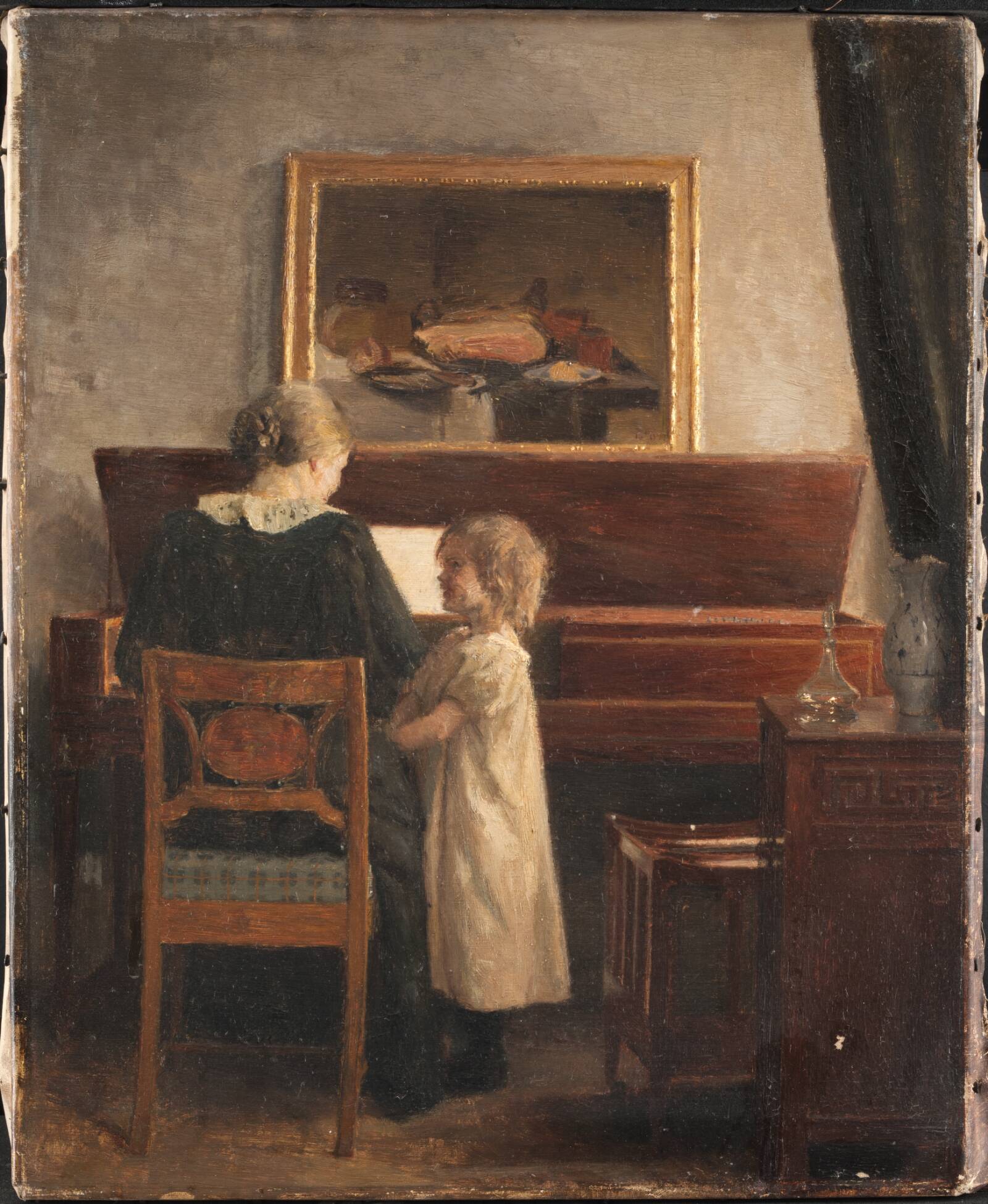Ved klaveret, Peter Ilsted, 1876-1898
