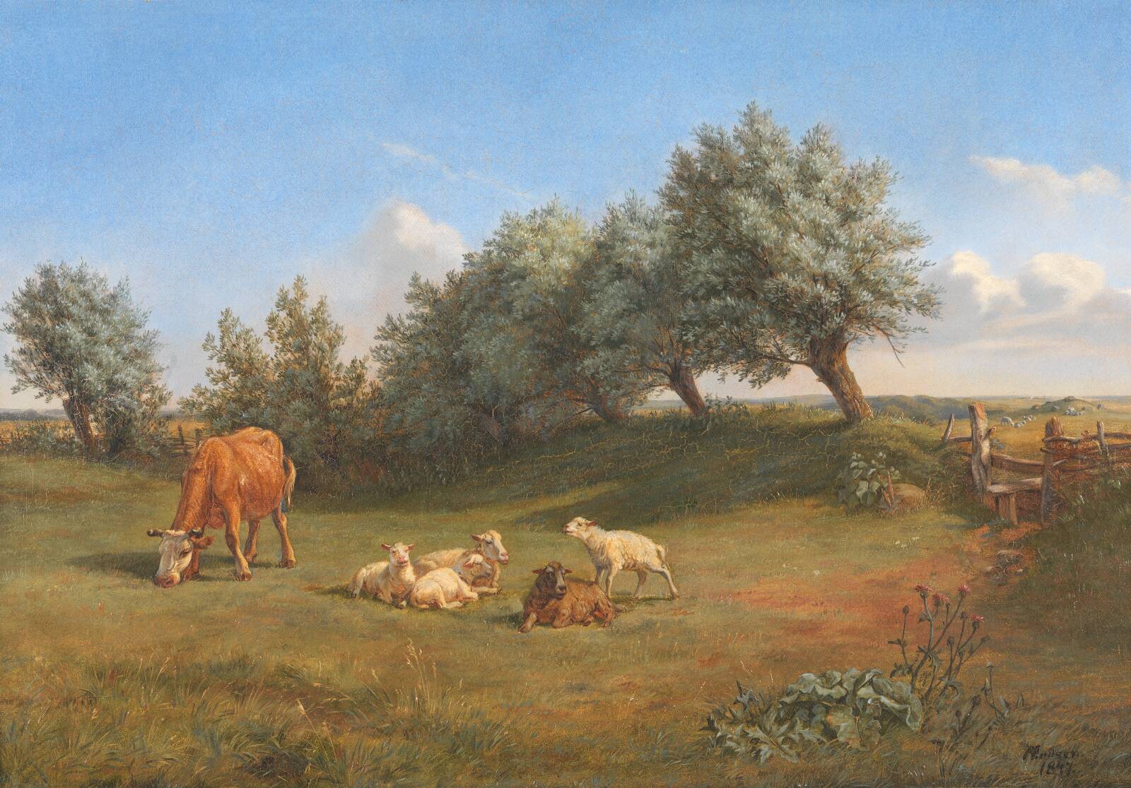 Et vænge, Madsen, A.P., 1847