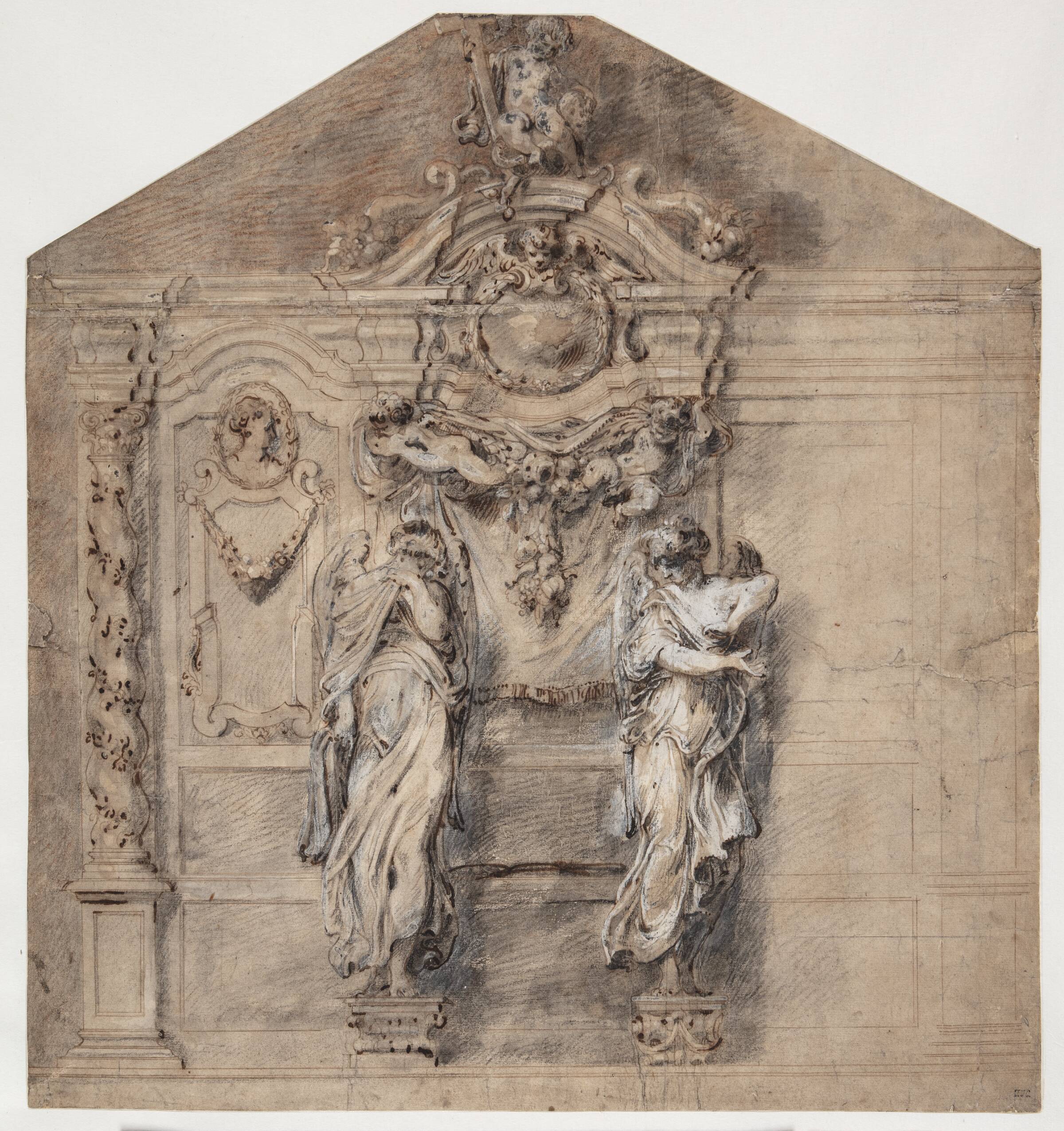 Udkast til en skriftestol, Artus Quellinus, 1663-1667