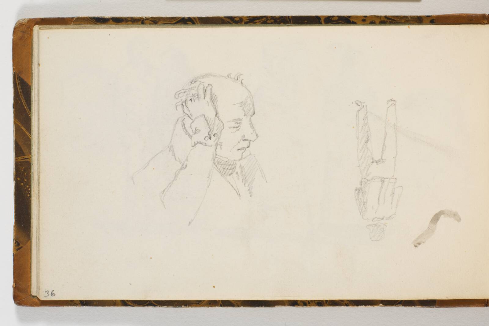 To figurstudier, Martinus Rørbye, 1833