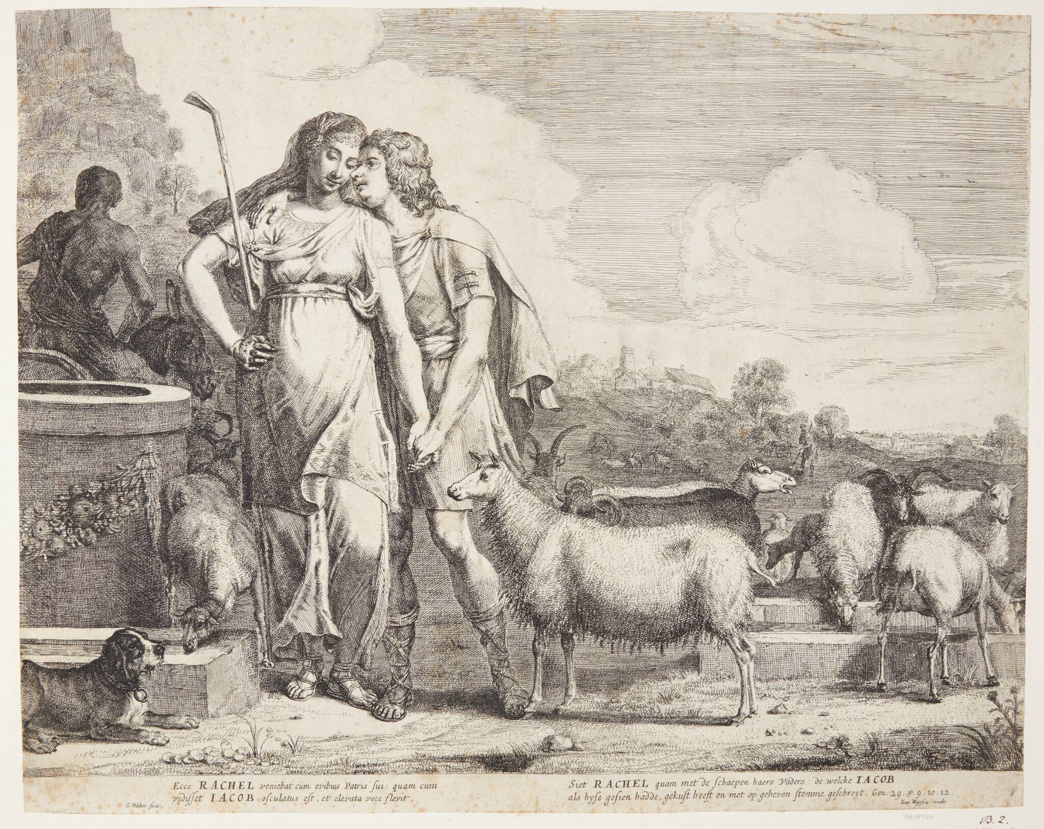 Jakob kysser Rakel