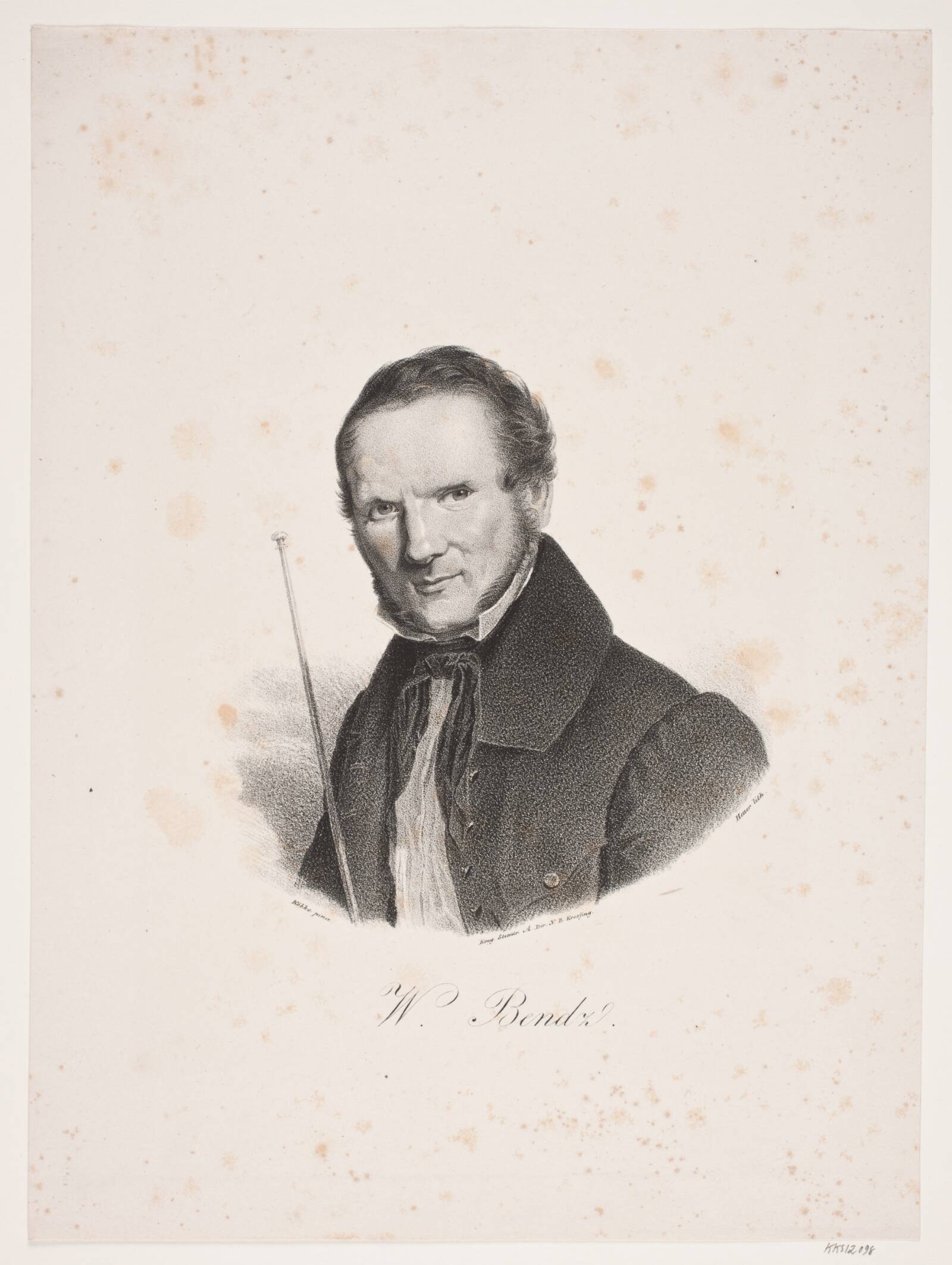 Wilhelm Bendz, WIlhelm Heuer, 1834