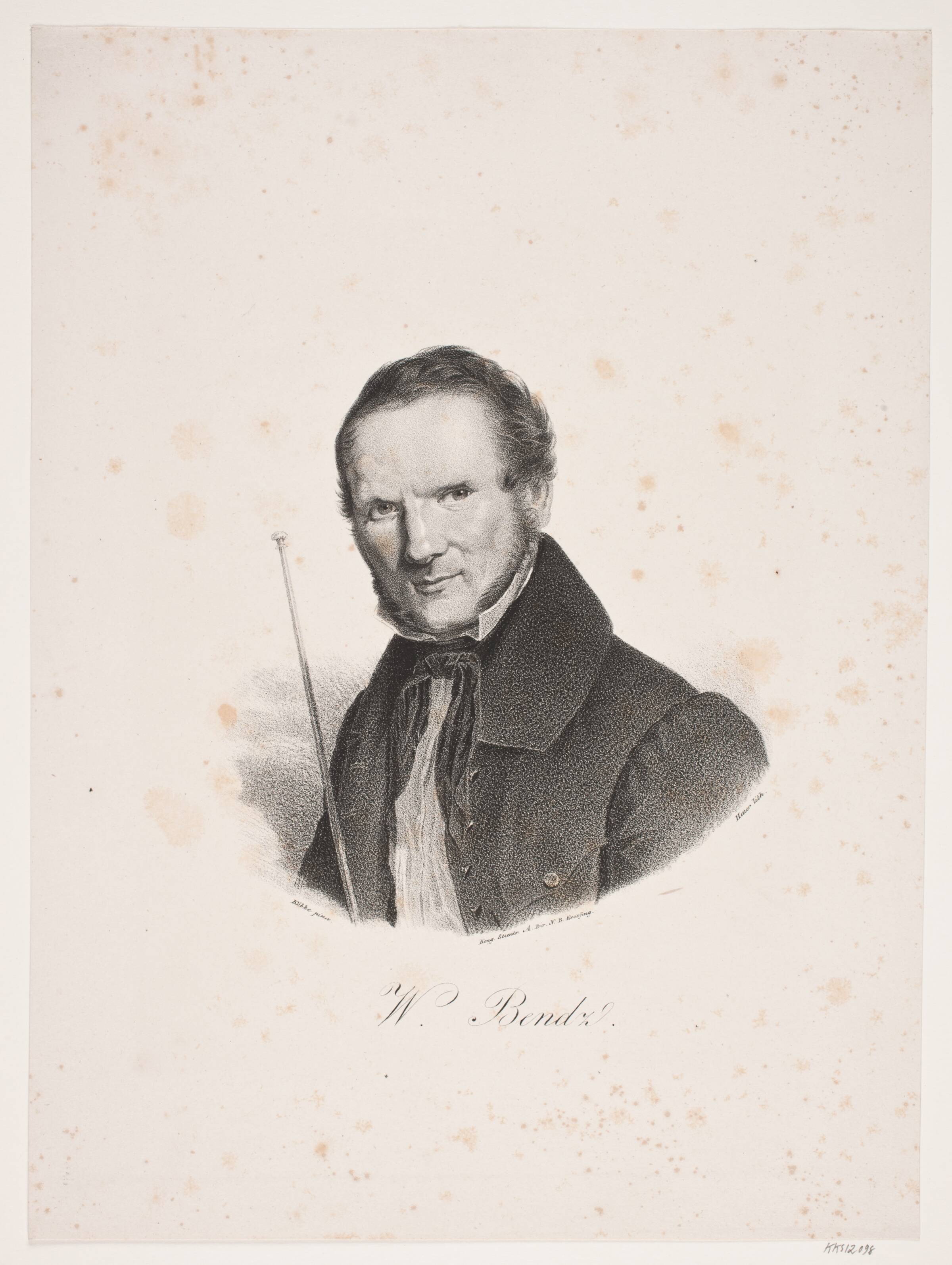Wilhelm Bendz, WIlhelm Heuer, 1834