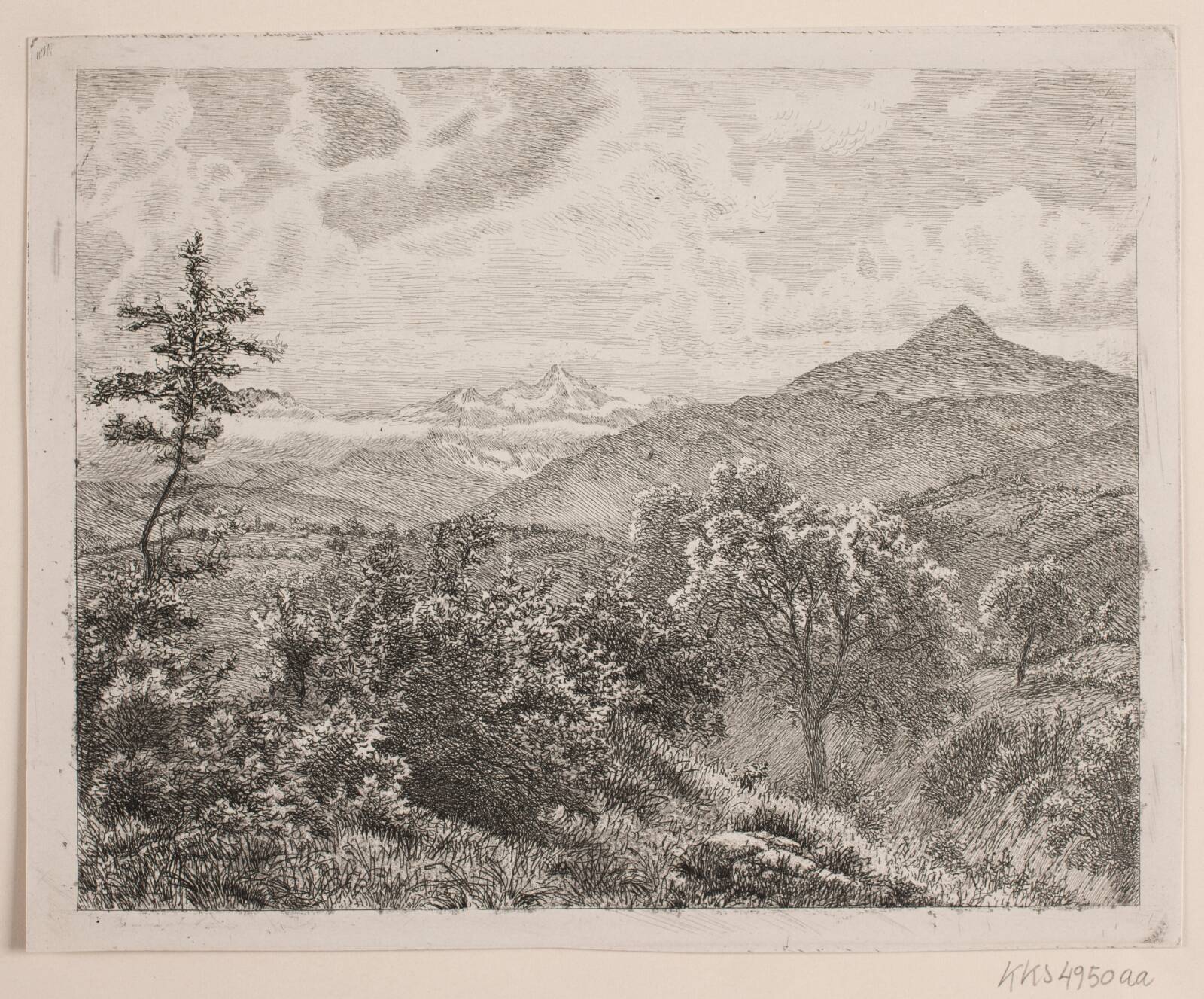 Højfjeldslandskab, Vilhelm Kyhn, 1847-1903