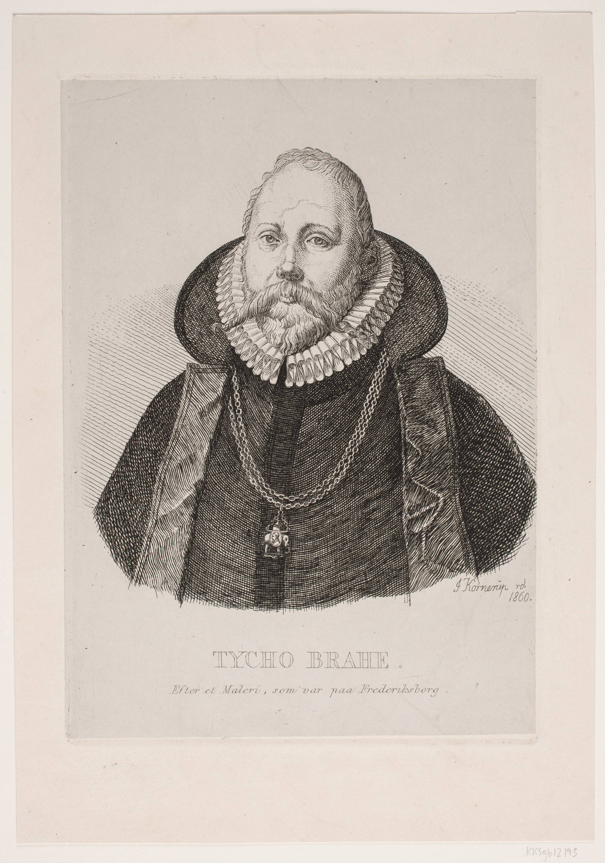 Tycho Brahe, Jacob Kornerup, 1860