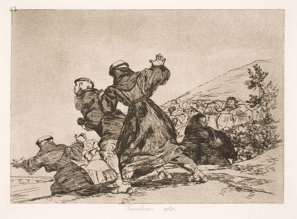 Også dette (43), Francisco de Goya, 1810-1820