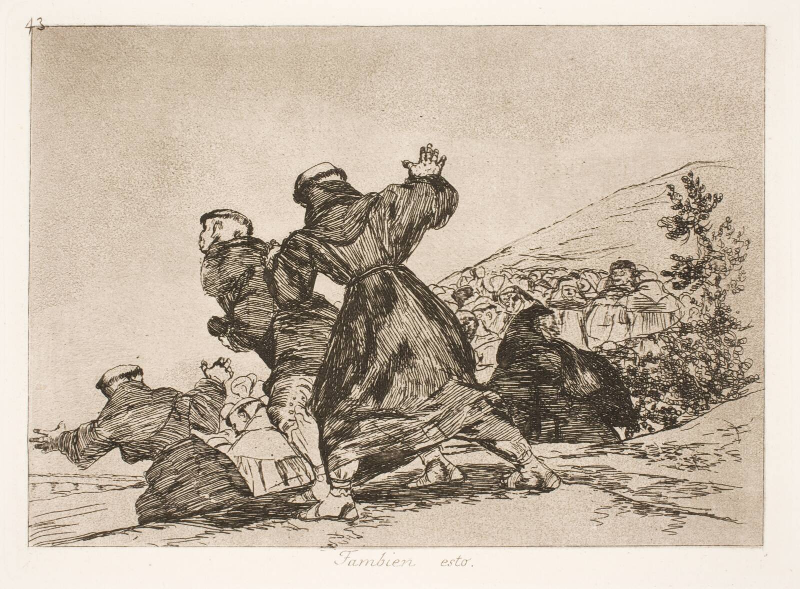 Også dette (43), Francisco de Goya, 1810-1820