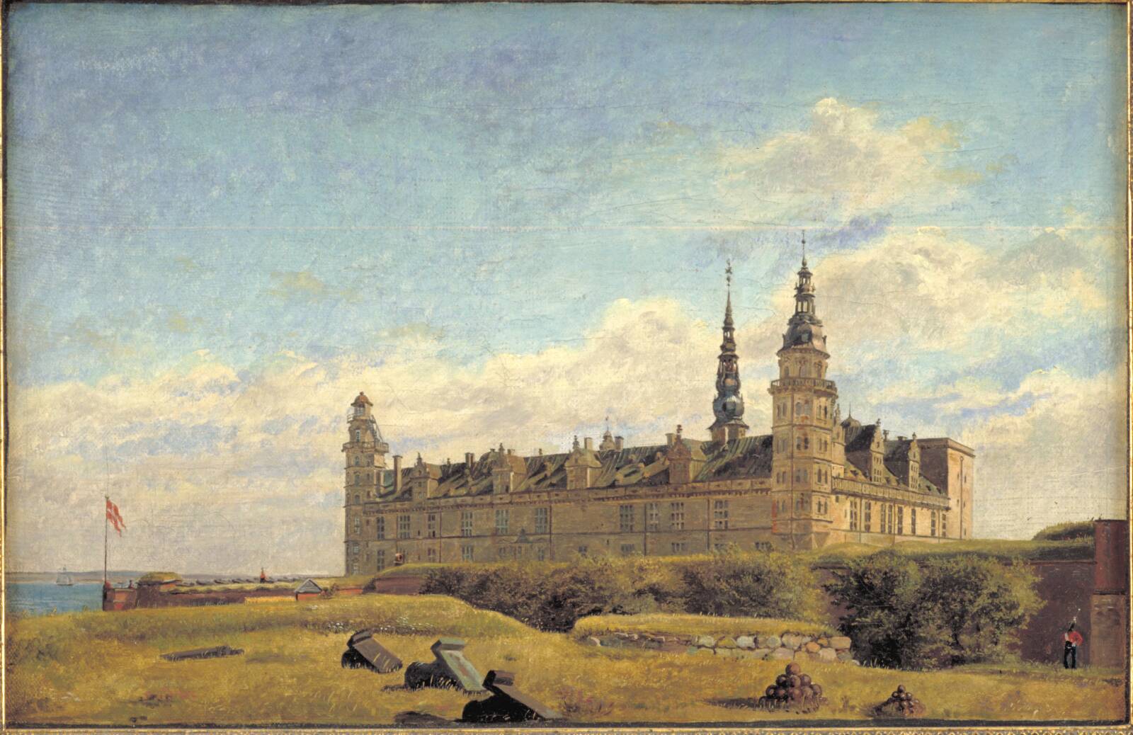 Slottet Kronborg, Constantin Hansen, 1834