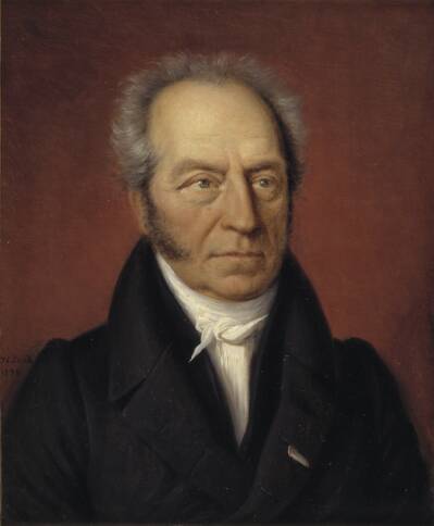 Portræt af kunstkammerforvalter J.C. Spengler
