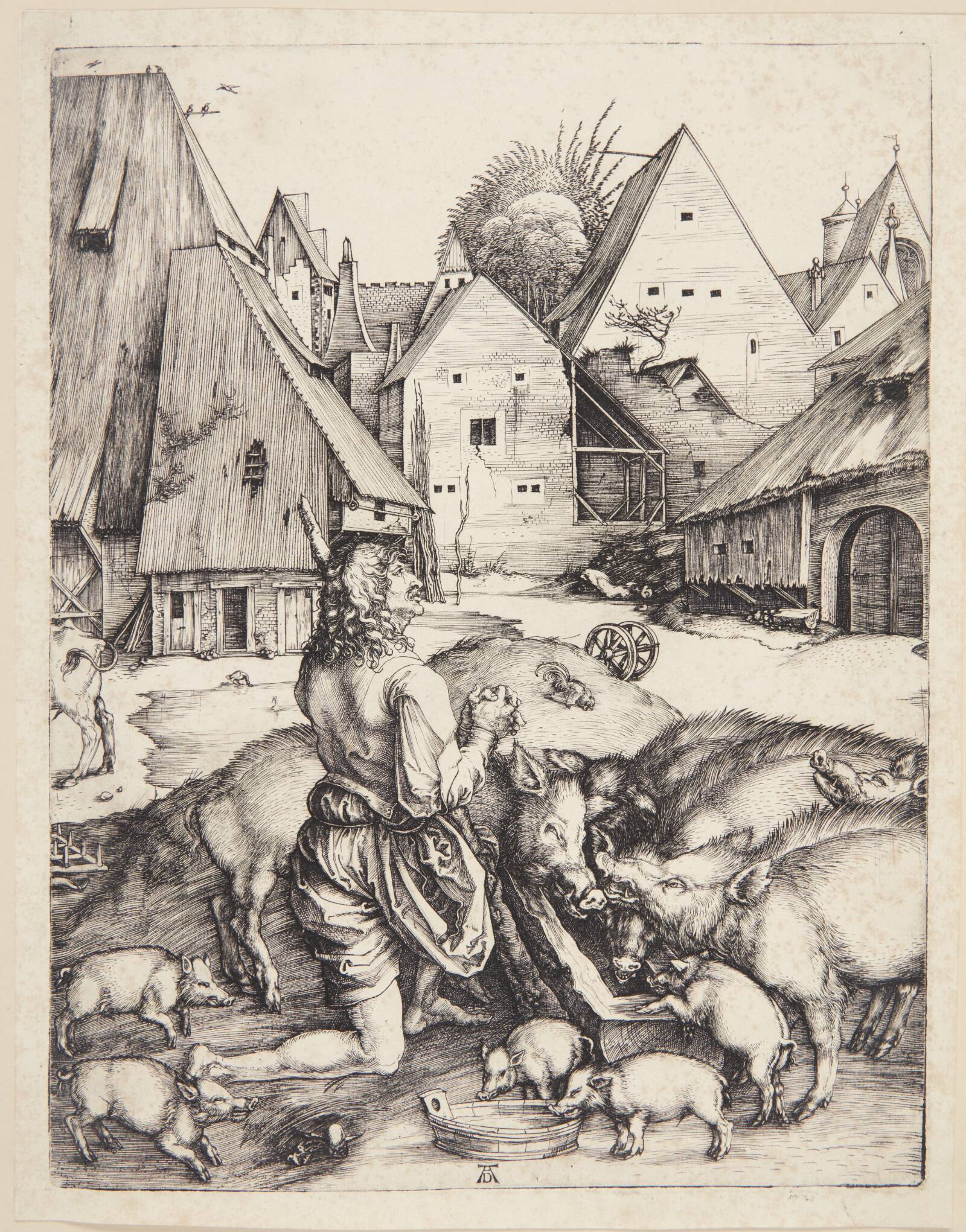 Den fortabte søn, Albrecht Dürer, 1494-1497