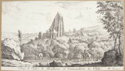 Udsigt mod Eglise de Moulineux nær Longuetoise