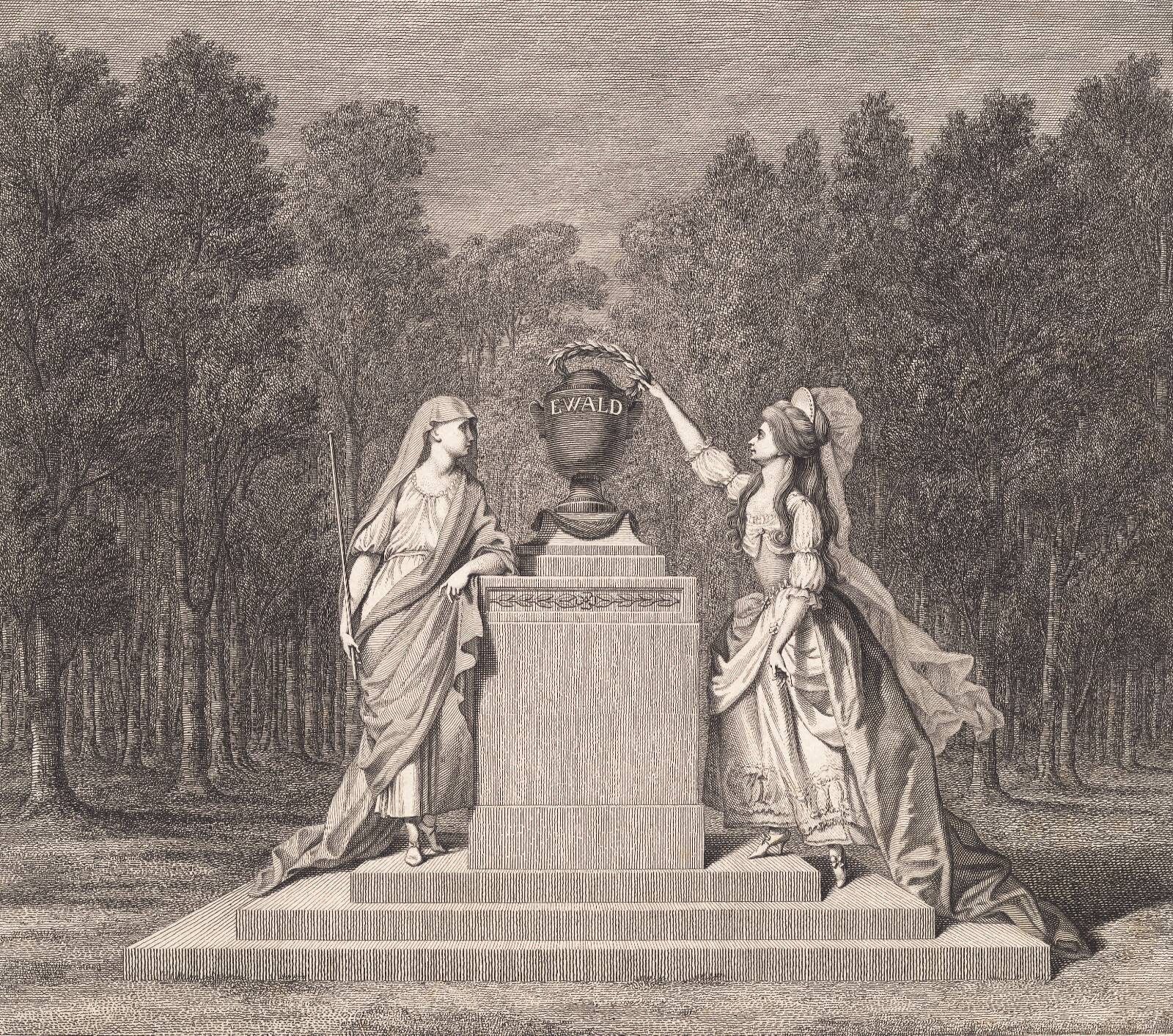 Ewalds minde, J.F. Clemens, 1783-1784