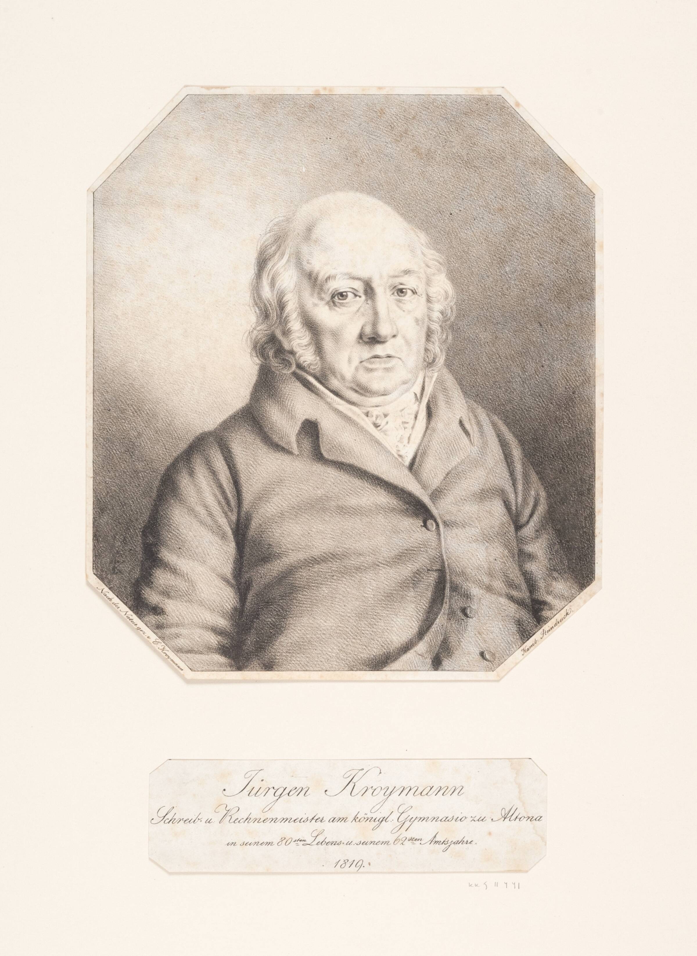 Jürgen Kroymann, Carl Friedrich Kroymann, 1819