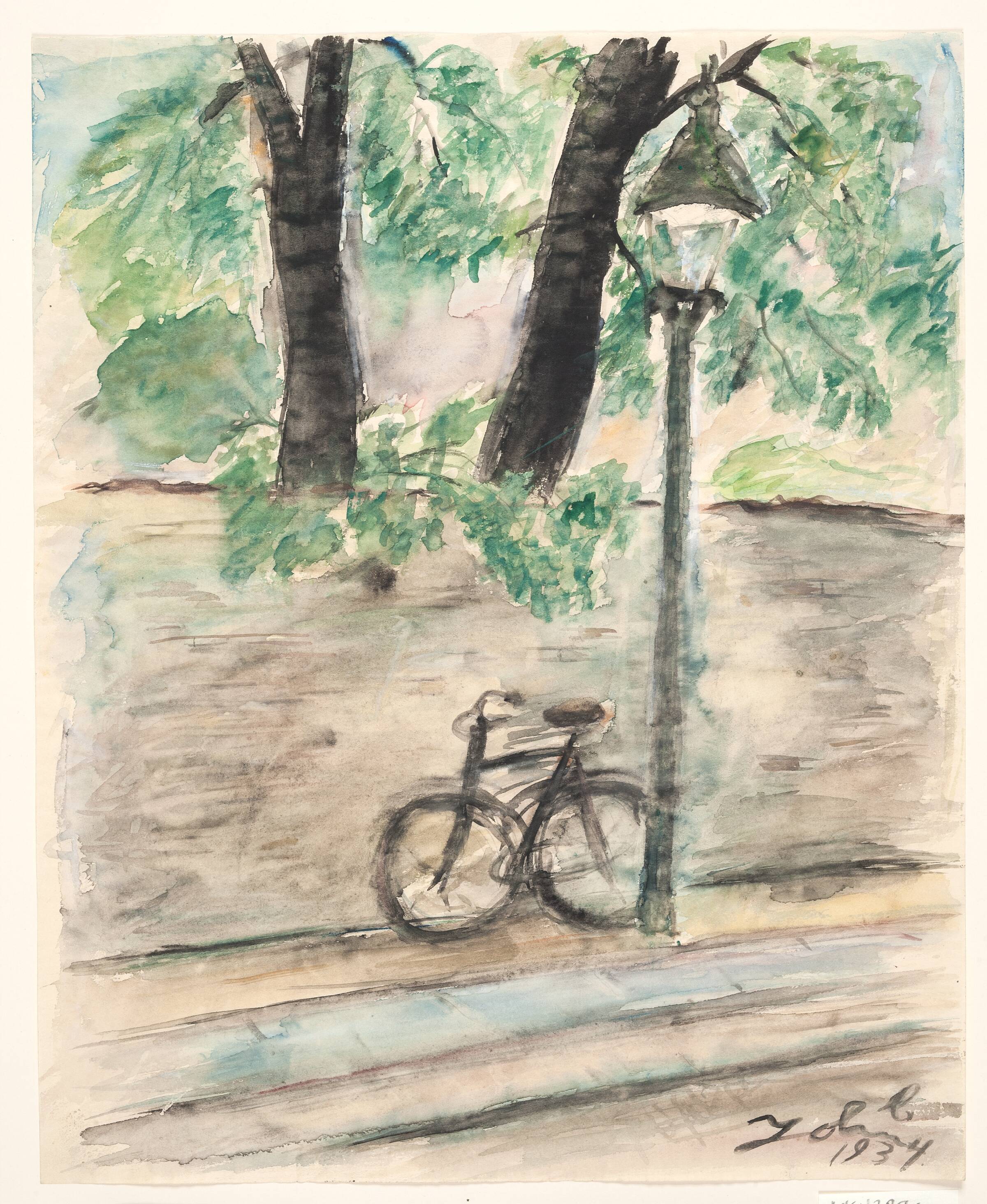 Stille morgen ved muren, John Christensen, 1934