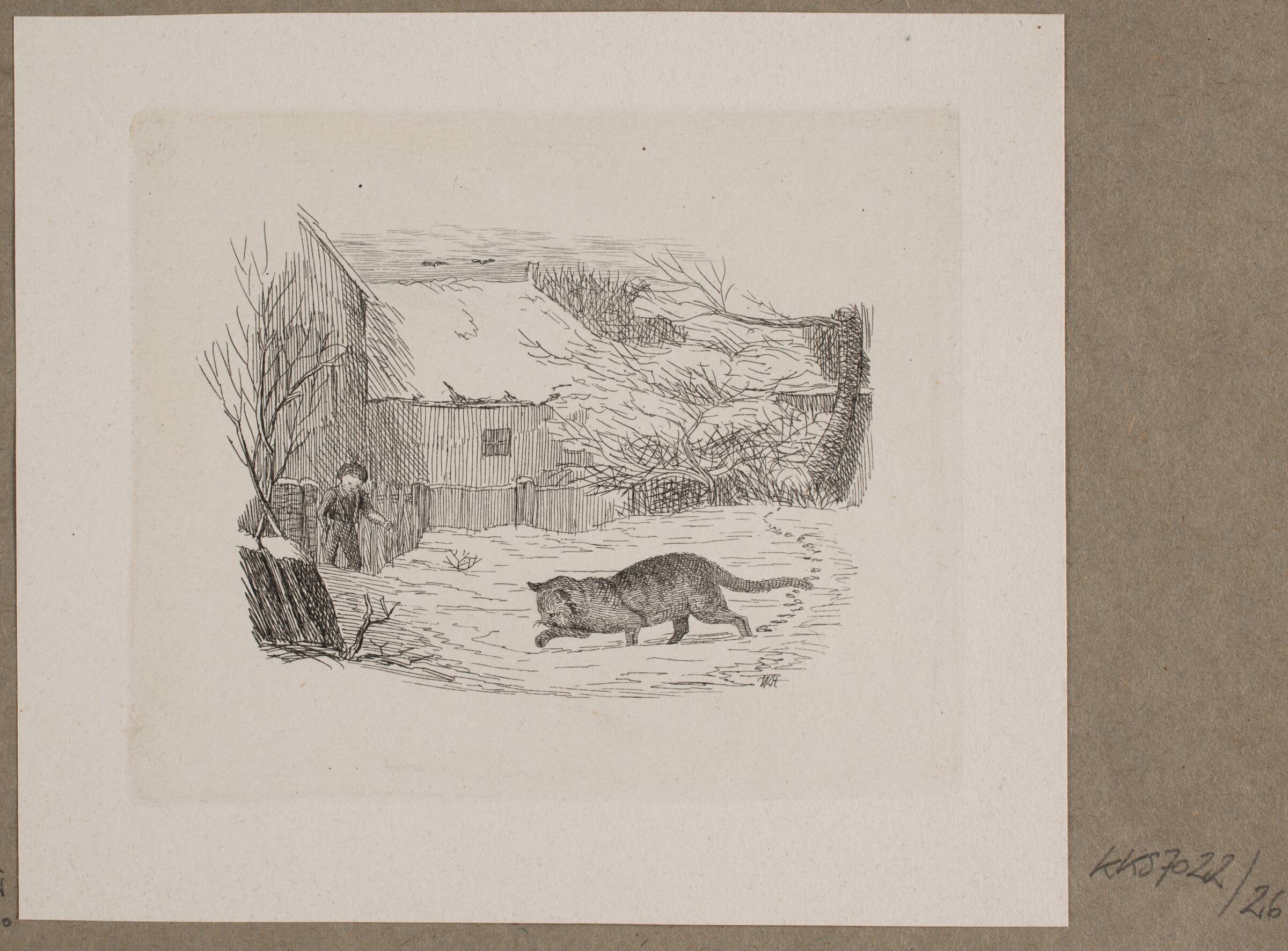 Illustration til O. Specter, "Fabler for Børn", Vilhelm Kyhn, 1838