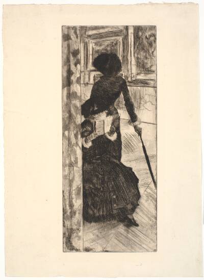 Au Louvre: La peinture (Mary Cassatt)