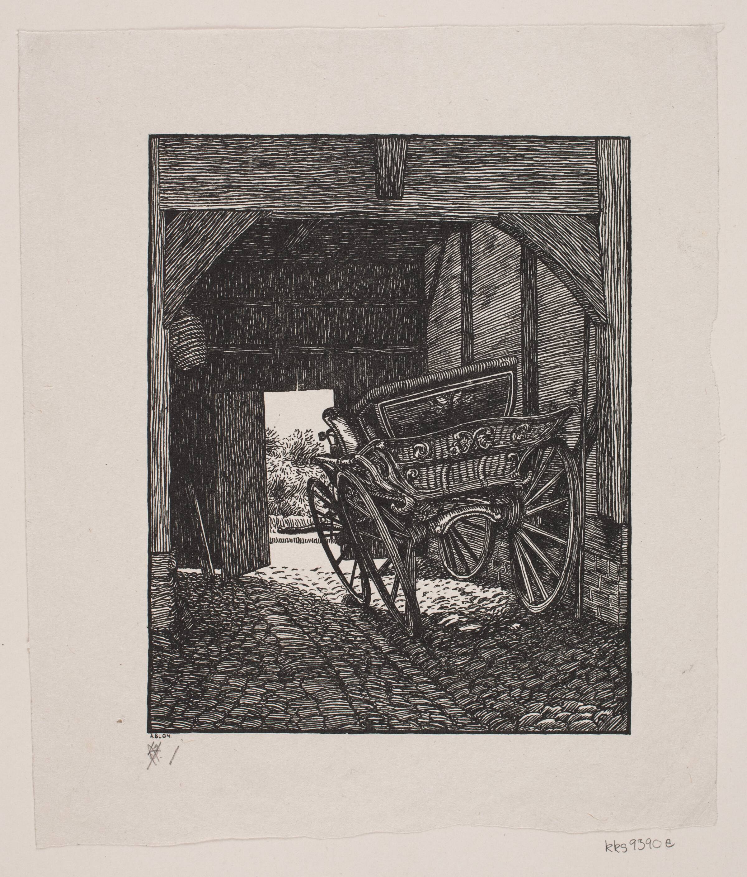 En Vognport, Alexander Blom, 1861-1934