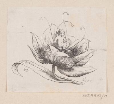 Illustration til "Tommelise" i H.C. Andersen, "Eventyr og Historier", Bind 1