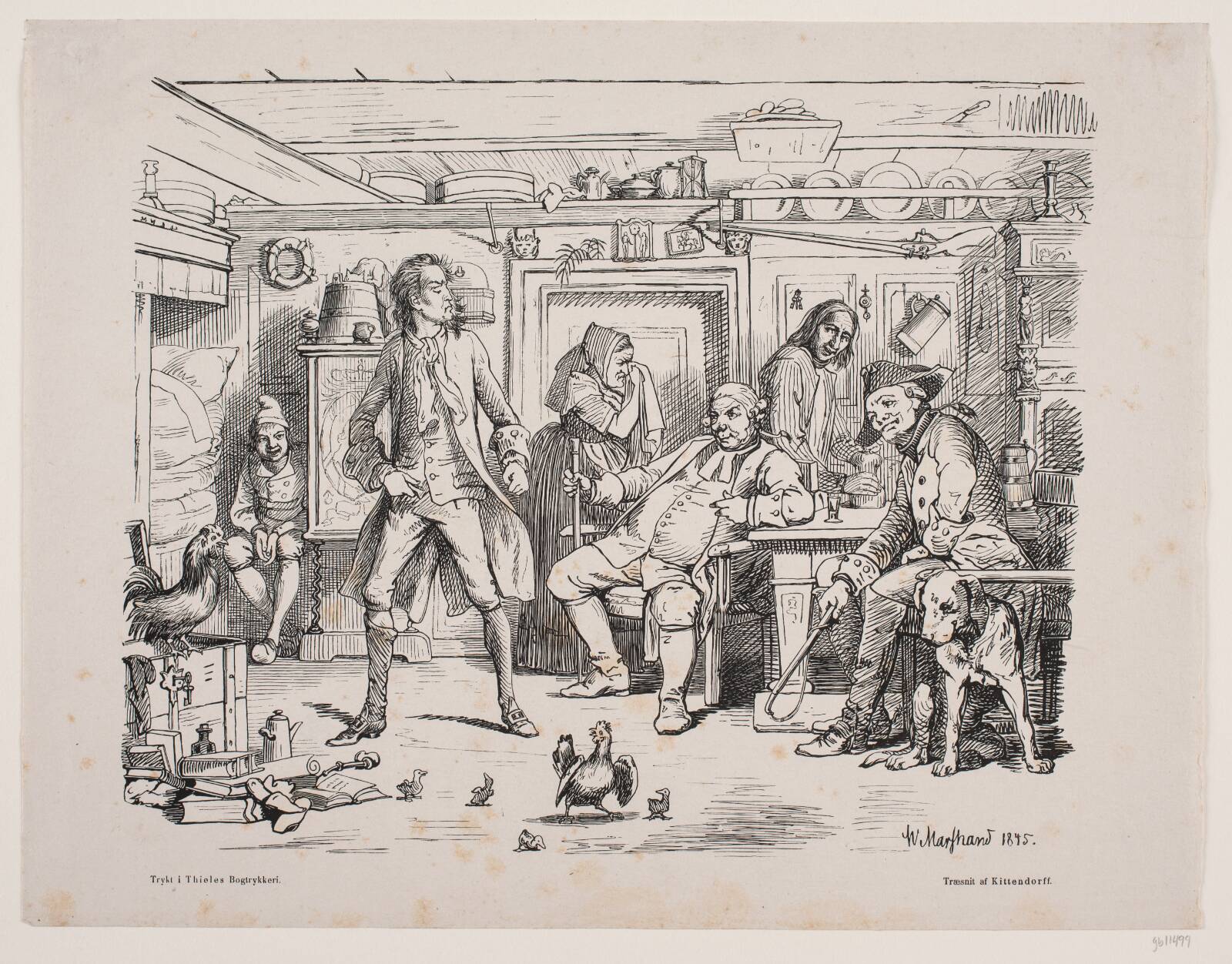 Erasmus Montanus, Axel Theodor Kittendorff, 1921-1868